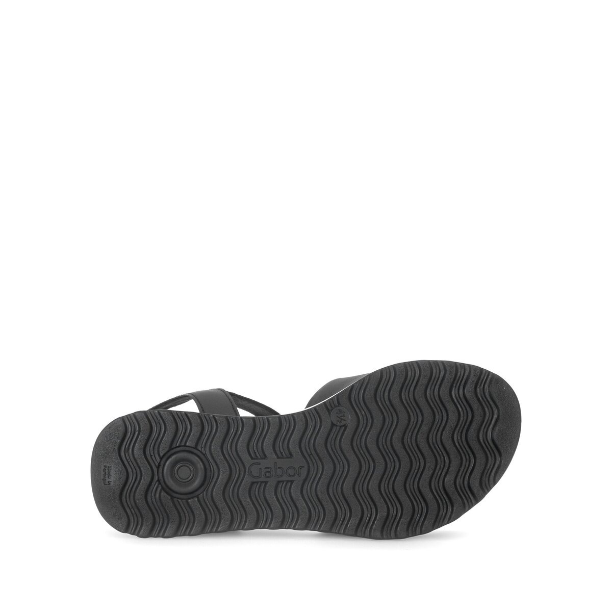 Riemchensandale GABOR "Riemchensandale", Damen, Gr. 40,5, schwarz, Schuhe Riemchensandale 6