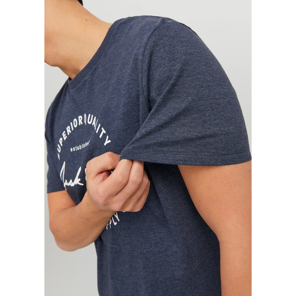 Jack & Jones Rundhalsshirt »JJACE TEE SS CREW NECK«