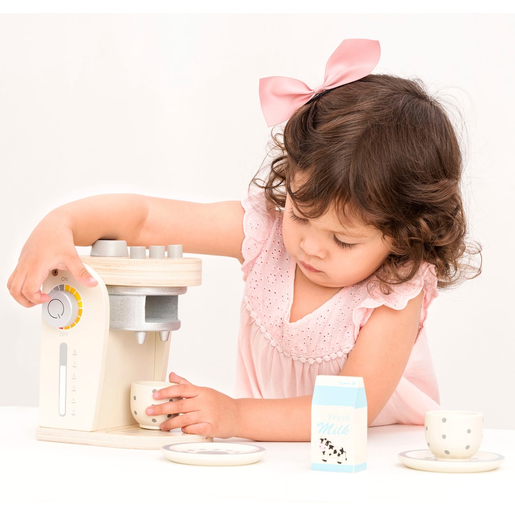 New Classic Toys® Kinder-Kaffeemaschine »Holzspielzeug, Bon Appetit - Kaffeemaschine, Creme«