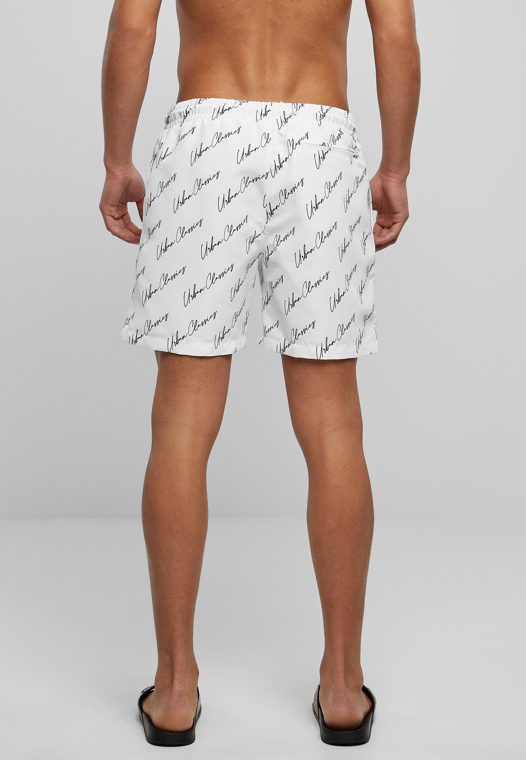 URBAN CLASSICS Badeshorts »Urban Classics Herren Pattern Swim Shorts«