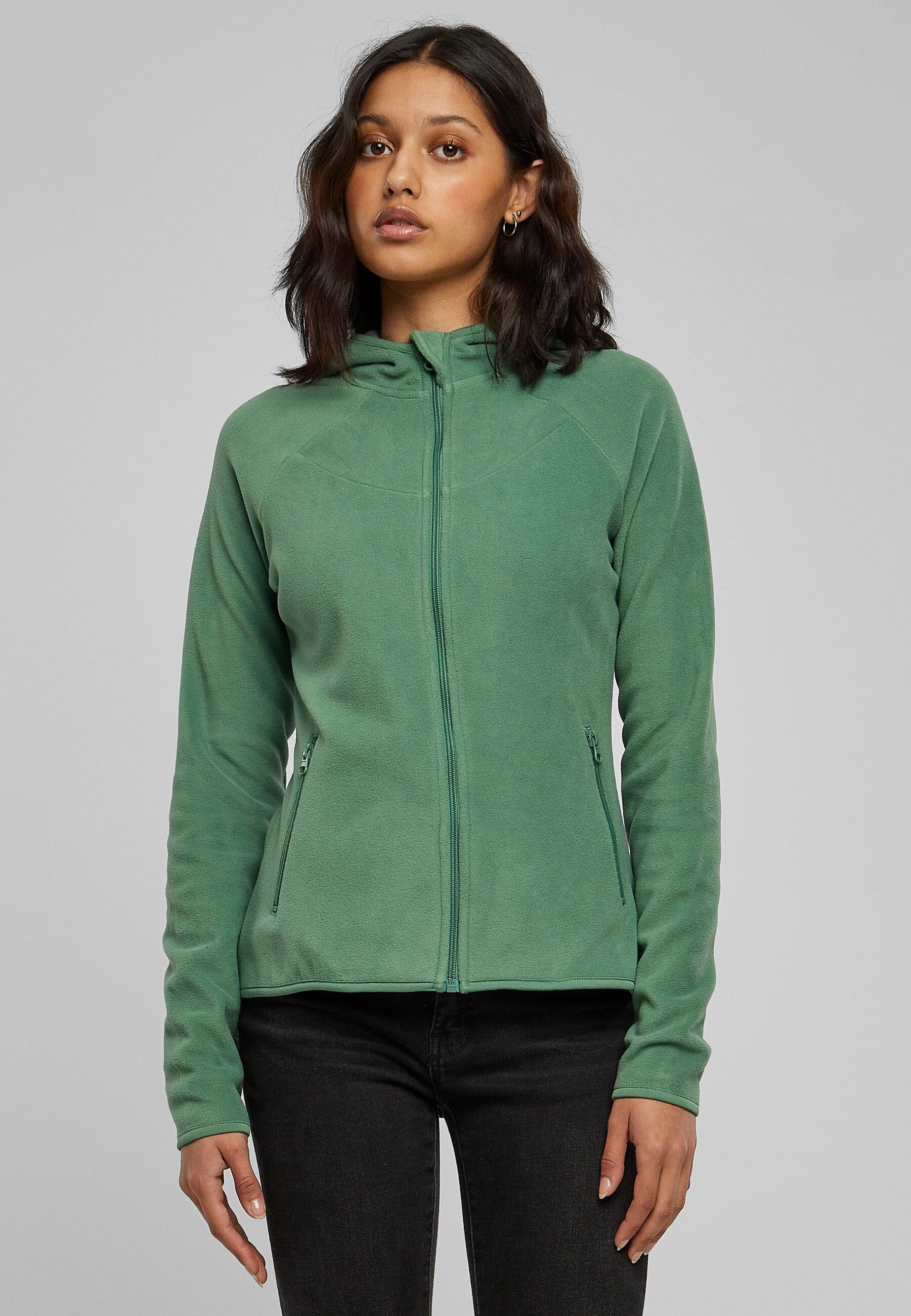 URBAN CLASSICS Sweatjacke »Urban Classics Damen Ladies Polar Fleece Zip Hoody«