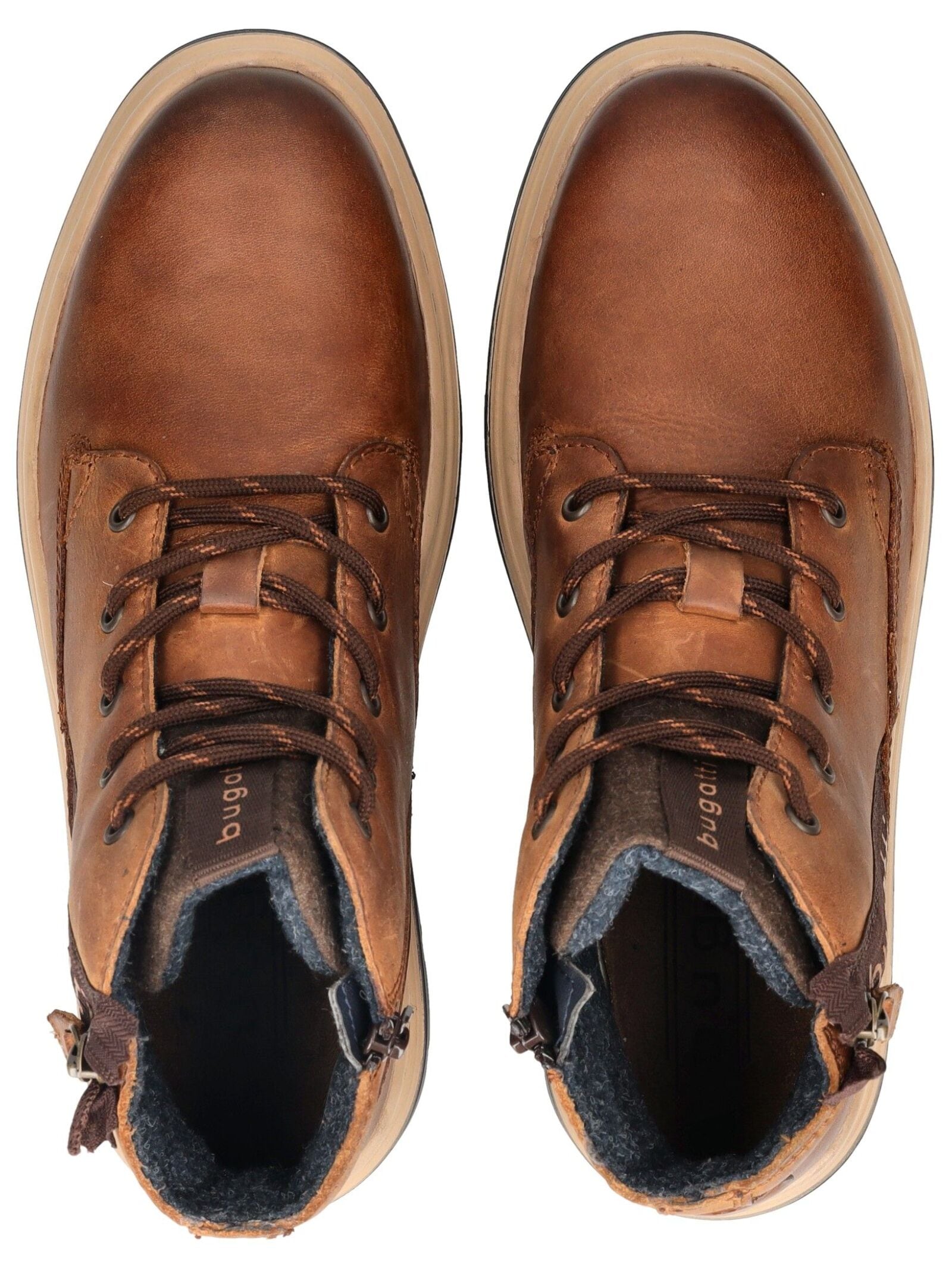 bugatti Schnürstiefelette »bugatti Stiefelette Leder«