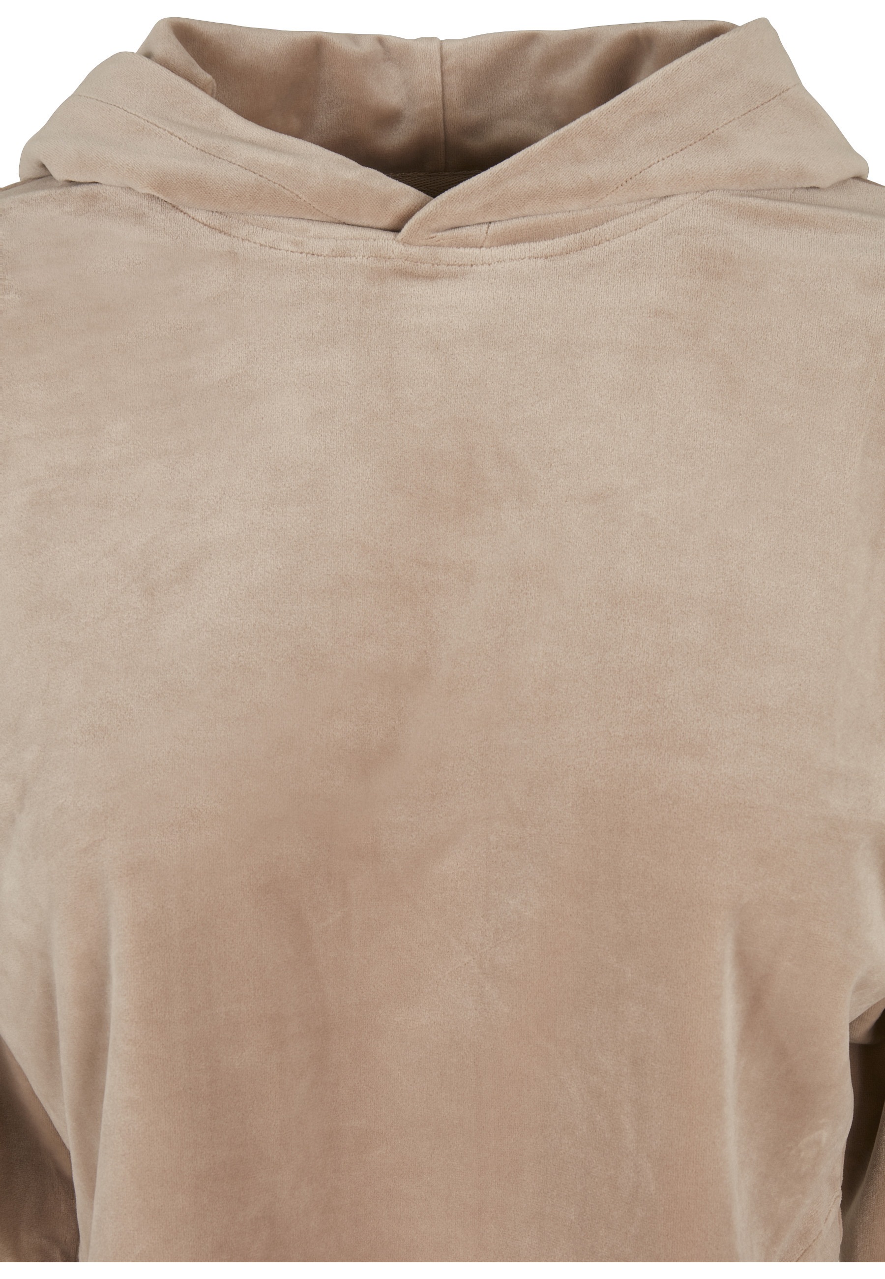 Thumbnail - URBAN CLASSICS Hoodie "Urban Classics Damen Ladies Cropped Velvet Oversized Hoody", 1 Stk.