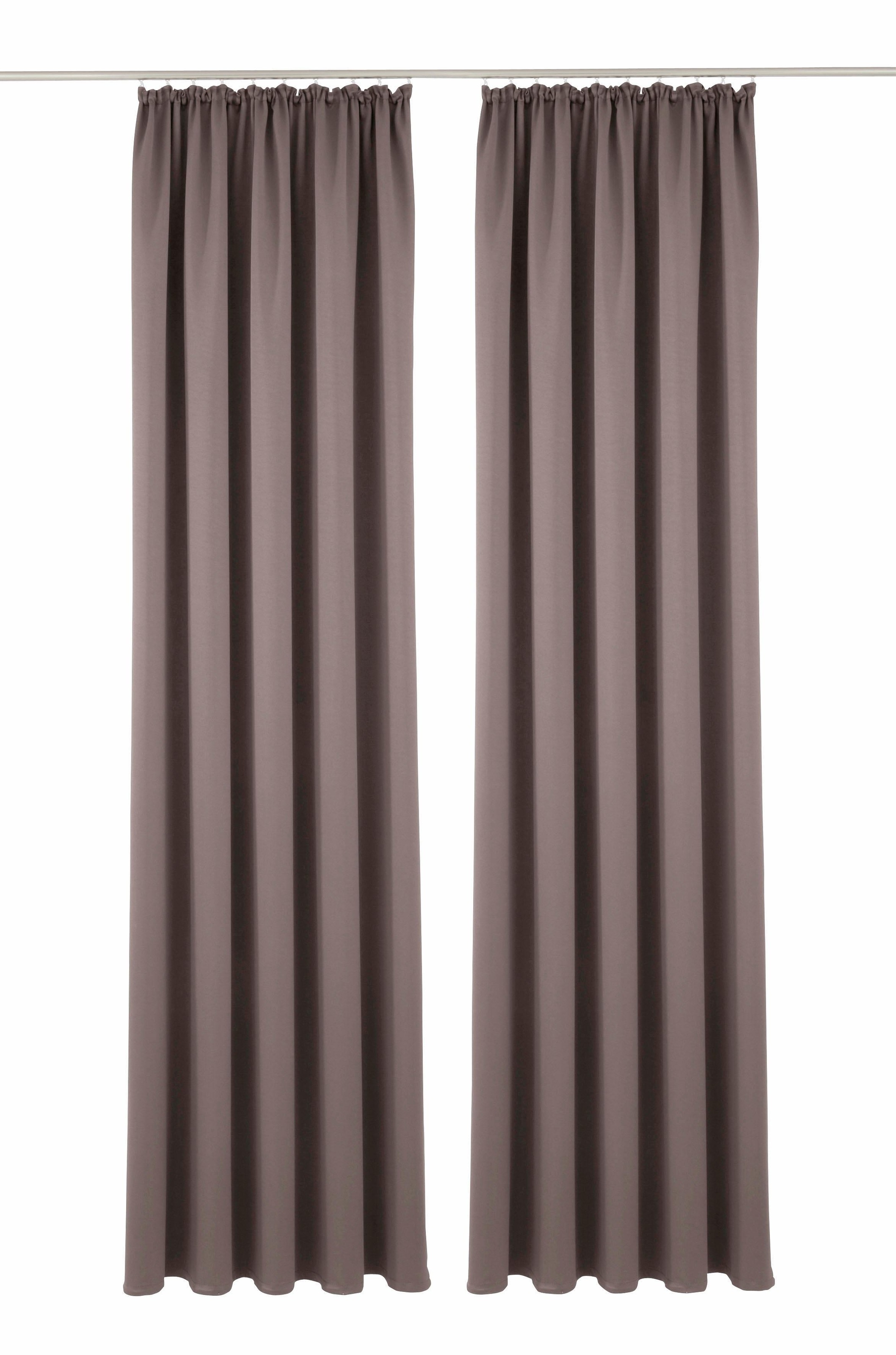 OTTO home Verdunkelungsvorhang "Solana, Gardinen mit Kräuselband, Vorhänge, günstig online kaufen