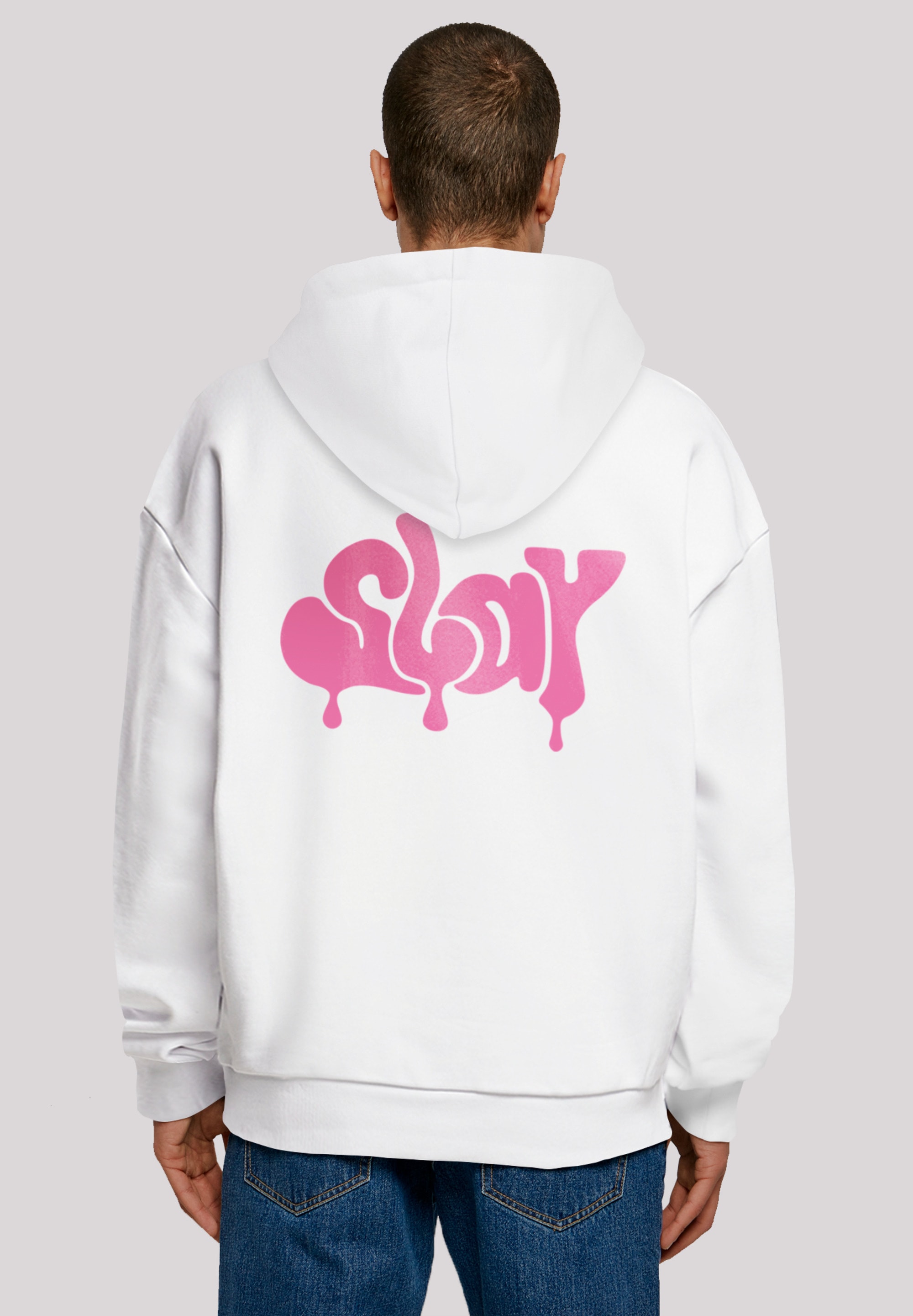 F4NT4STIC Kapuzenpullover »SLAY Jugenwort Pink«, Print