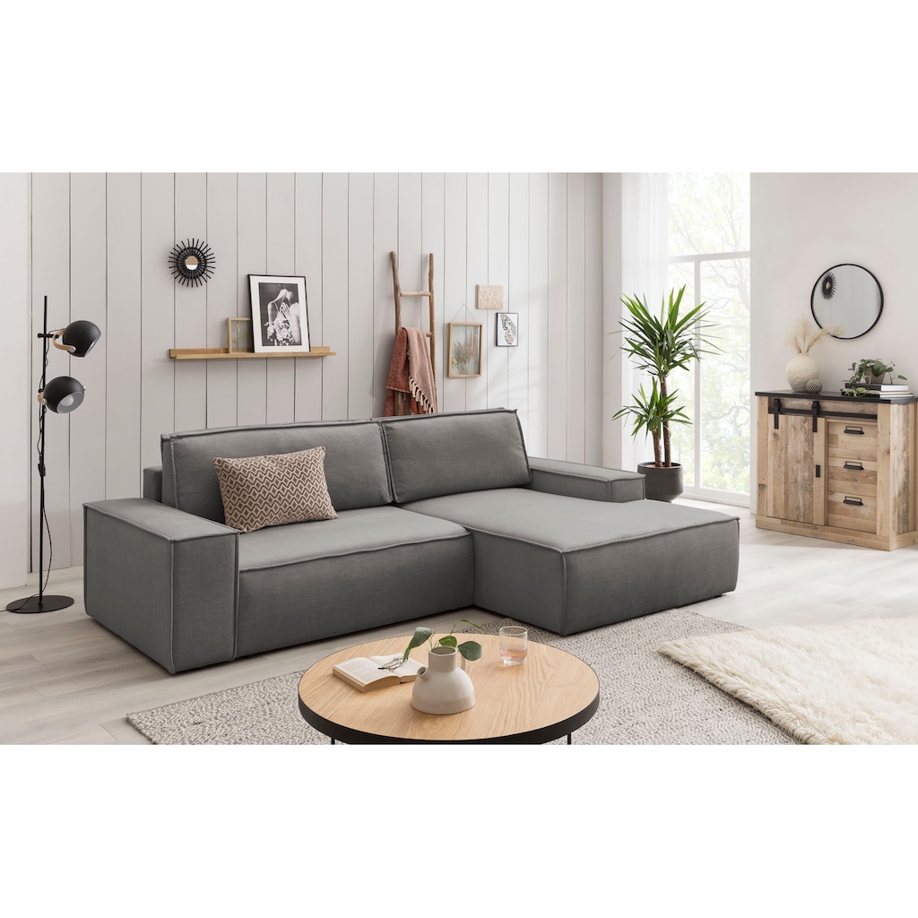 Home affaire Ecksofa »SHERWOOD Schlafsofa 267 cm«