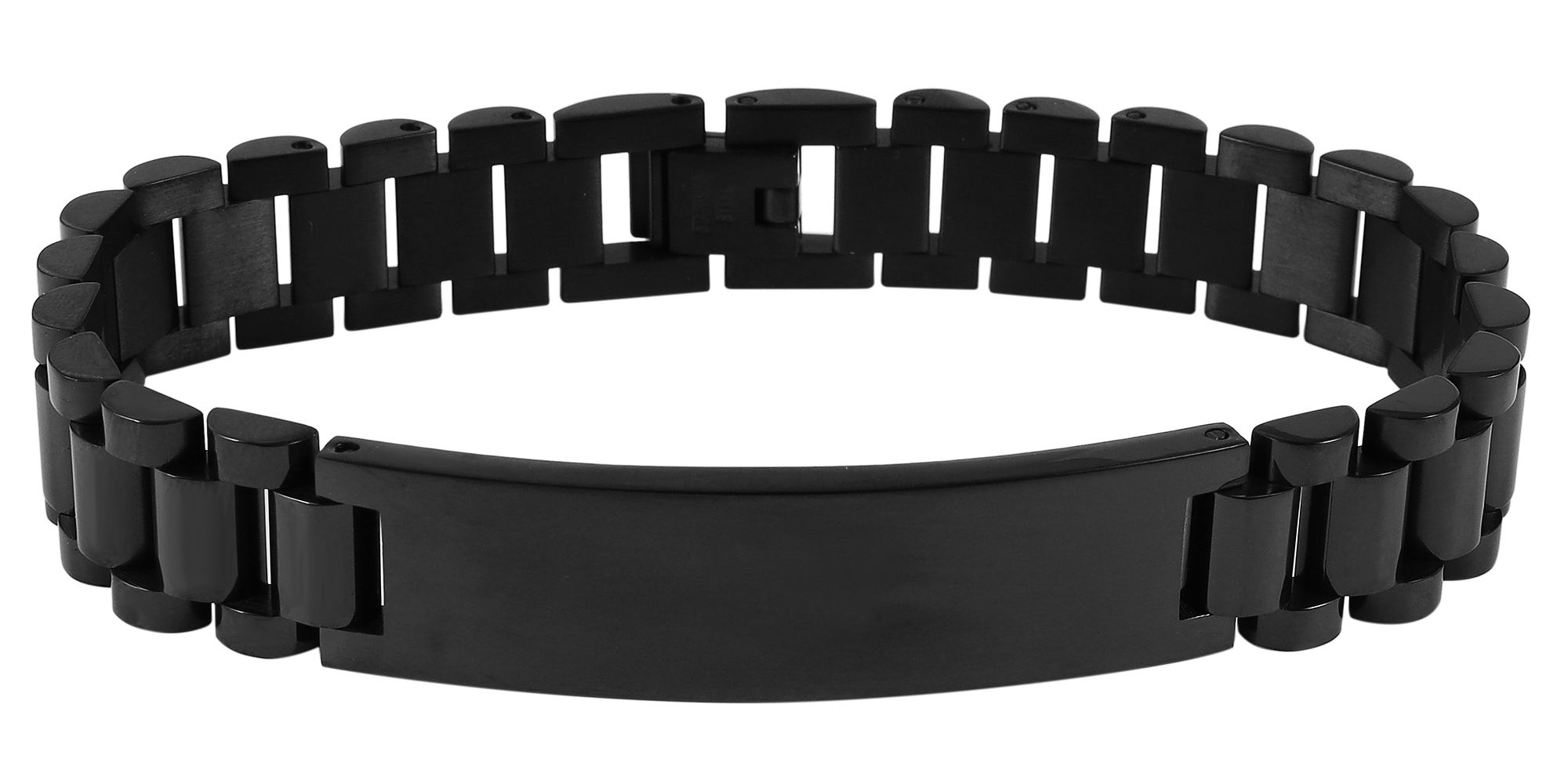 Adelia´s Gliederarmband »Unisex Armband – Gliederarmband aus Edelstahl 20,5 cm« Ein stilvolles Geschenk für besondere Momente