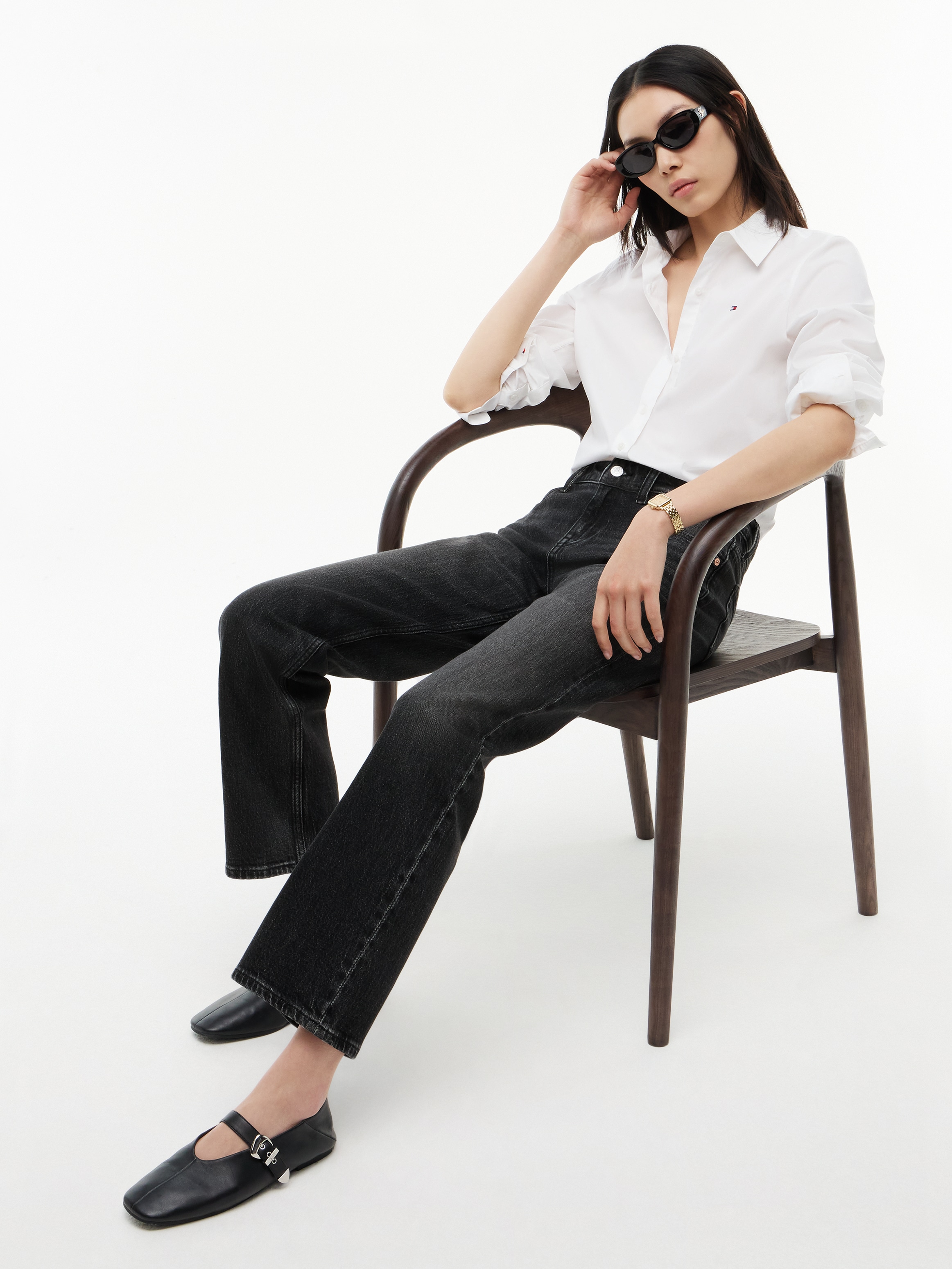Tommy Jeans Straight-Jeans »SOPHIE LOW RISE STRAIGHT DJ0187« Baumwollmischung,  straight fit