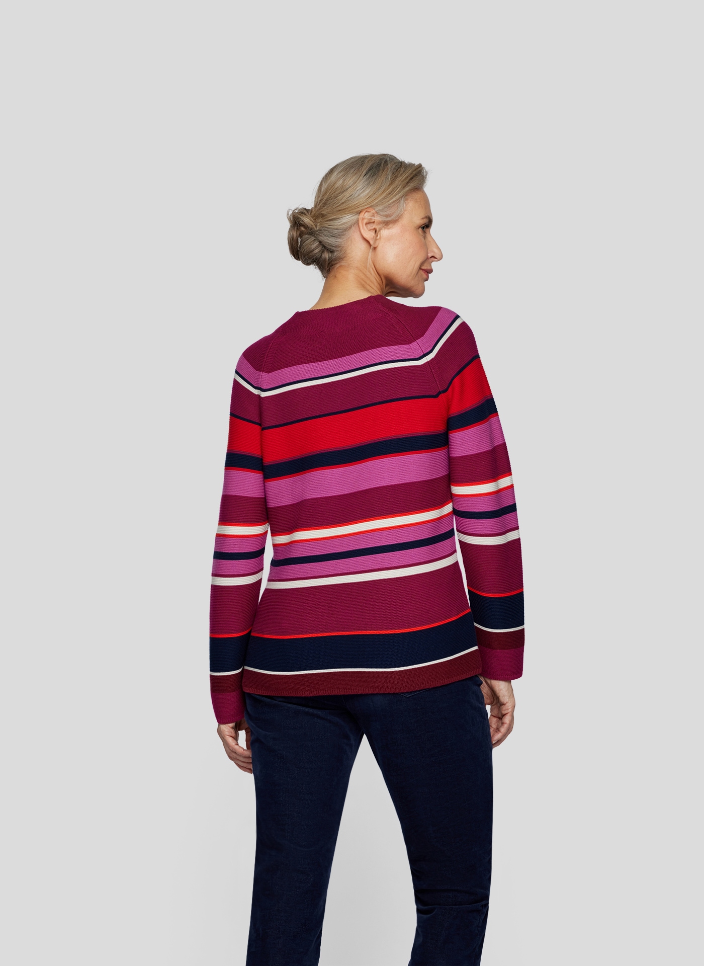 Rabe Strickpullover »RABE Farbenfroher Ringelpullover«