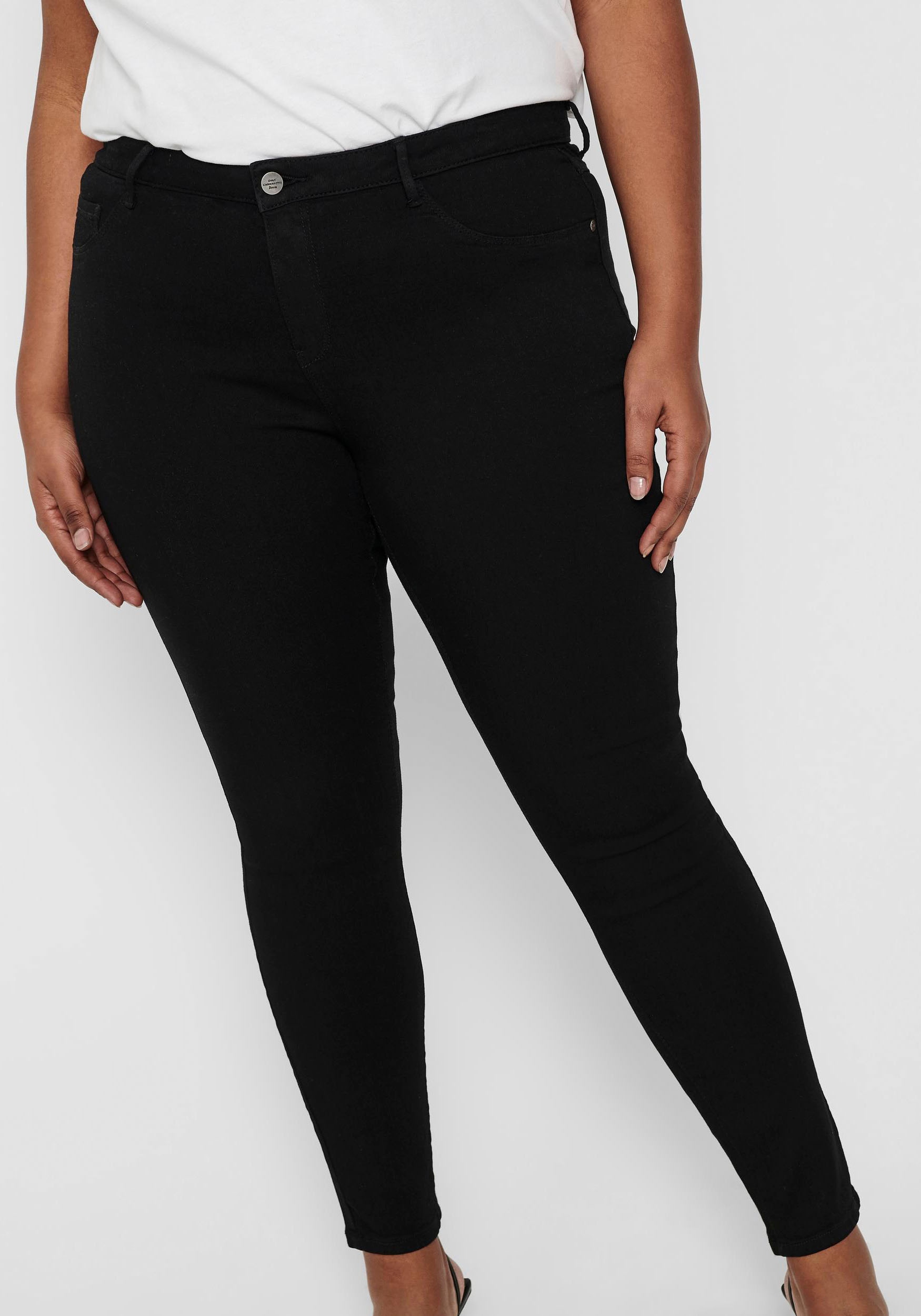 ONLY CARMAKOMA Skinny-fit-Jeans »CARTHUNDER REG PUSH UP SK DNM«