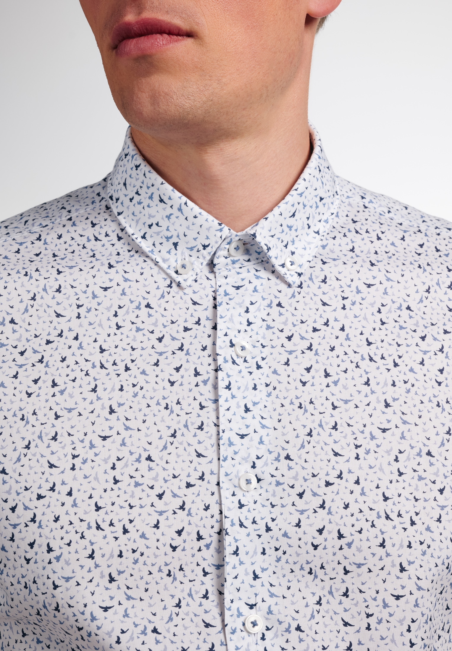 Eterna Kurzarmhemd »SLIM FIT« EASY IRON (bügelleicht)