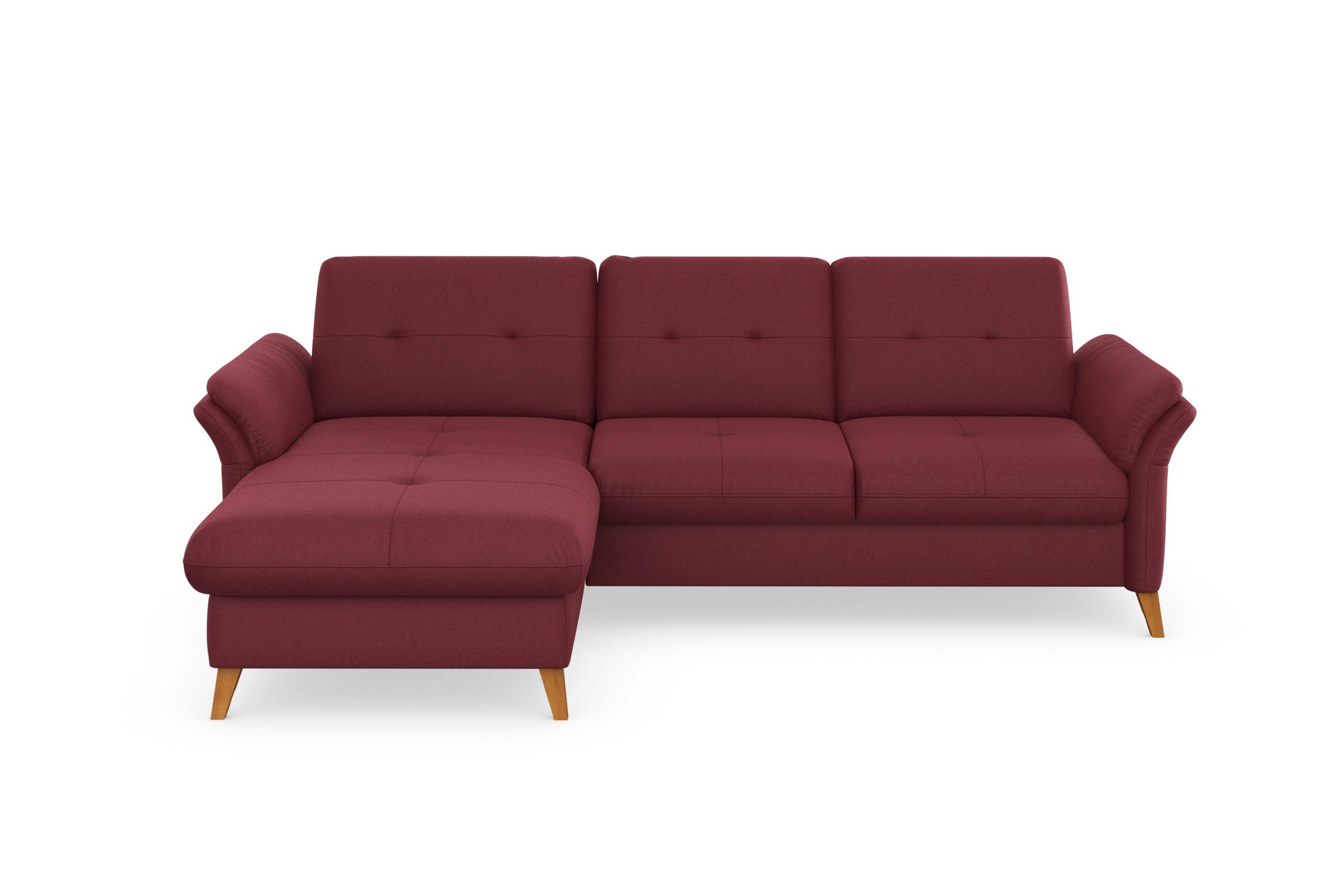 sit&more Ecksofa »Göteborg«, Sitztiefenverstellung und Federkern, wahlweise mit Bettfunktion