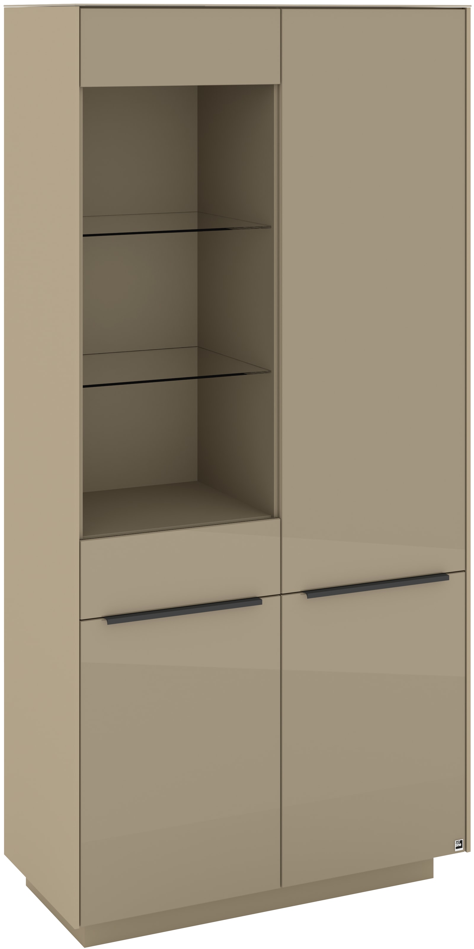 set one by Musterring Standvitrine »Reno« 1 Stk. tlg. Mit Sockel in diversen Farben, 193 cm Höhe & Farbauswahl