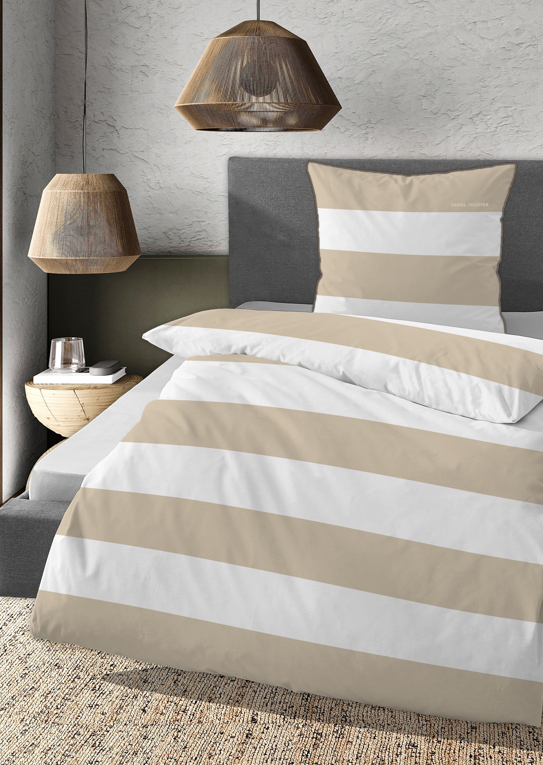 Daniel Hechter Bettwäsche "0041301" 2 Stk. hautsympathisch, Reißverschluss, günstig online kaufen