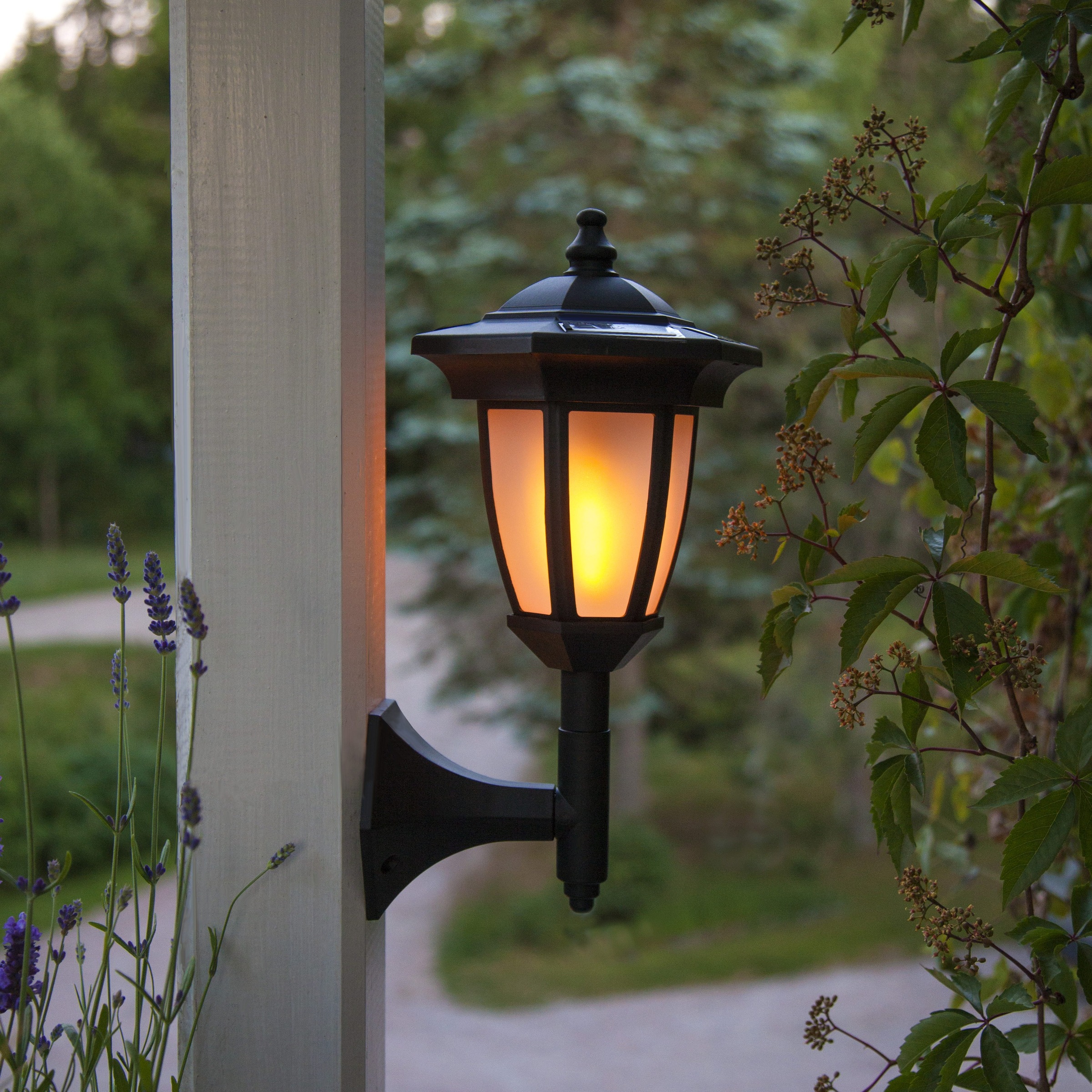 Parforce Traditional Hunting LED Solarleuchte »Solarlampe Flame« LED-Board 1 Stk. Extra-Warmweiß mit Flammen-Effekt als Hänge-, Tisch-, Boden- oder Wegleuchte