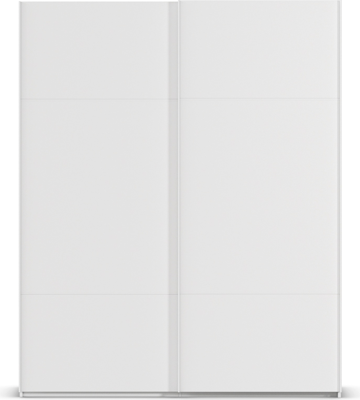 rauch Schwebetürenschrank »Kleiderschrank Schrank Garderobe Schlafzimmerschrank SCALE-TRIO« edle dreigeteilte Front, 2 Zierleisten in Griff-Farbe MADE IN GERMANY