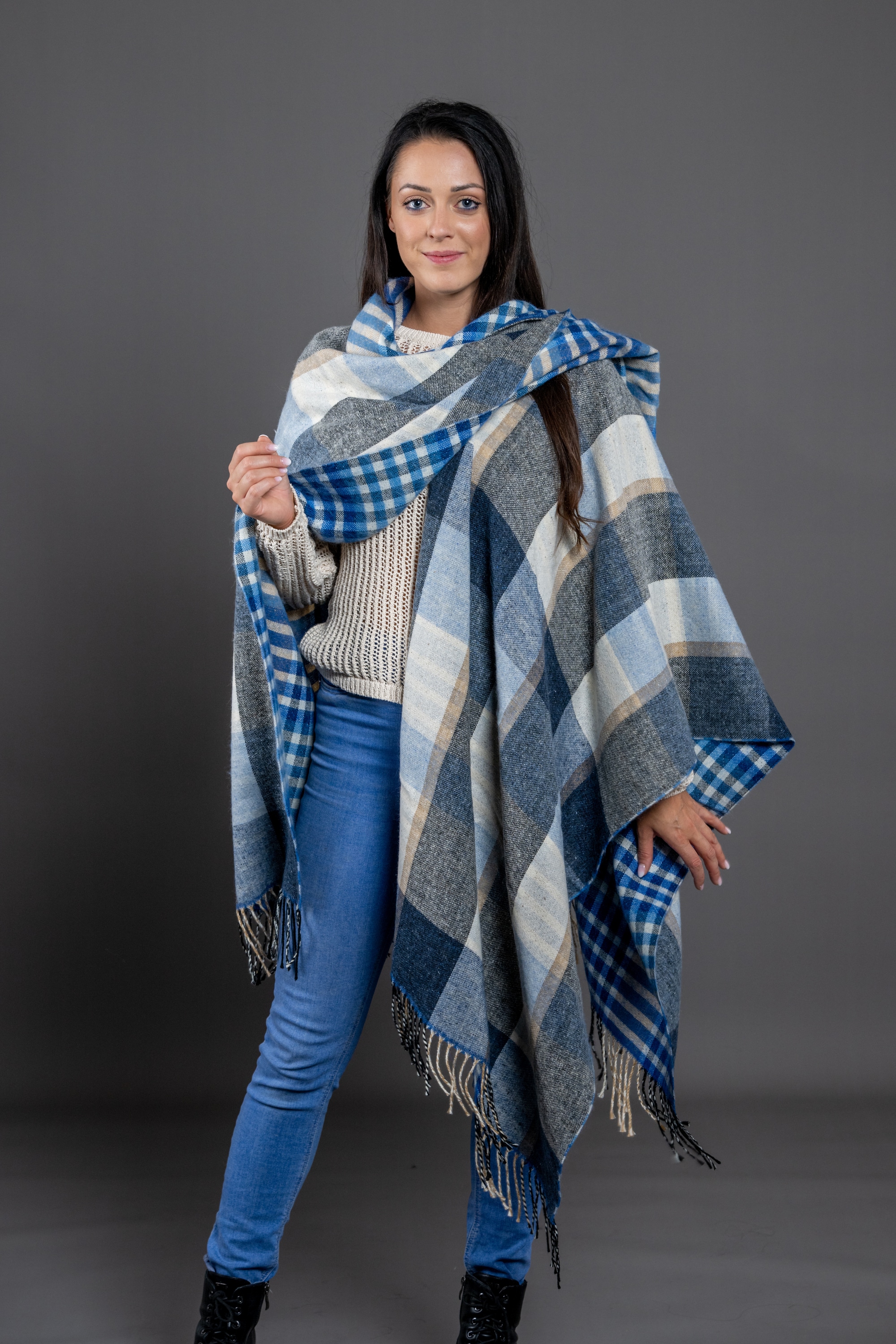 COLLEZIONE ALESSANDRO XXL-Schal "Aspen", Made in Italy, Kuschelweich, mit K günstig online kaufen