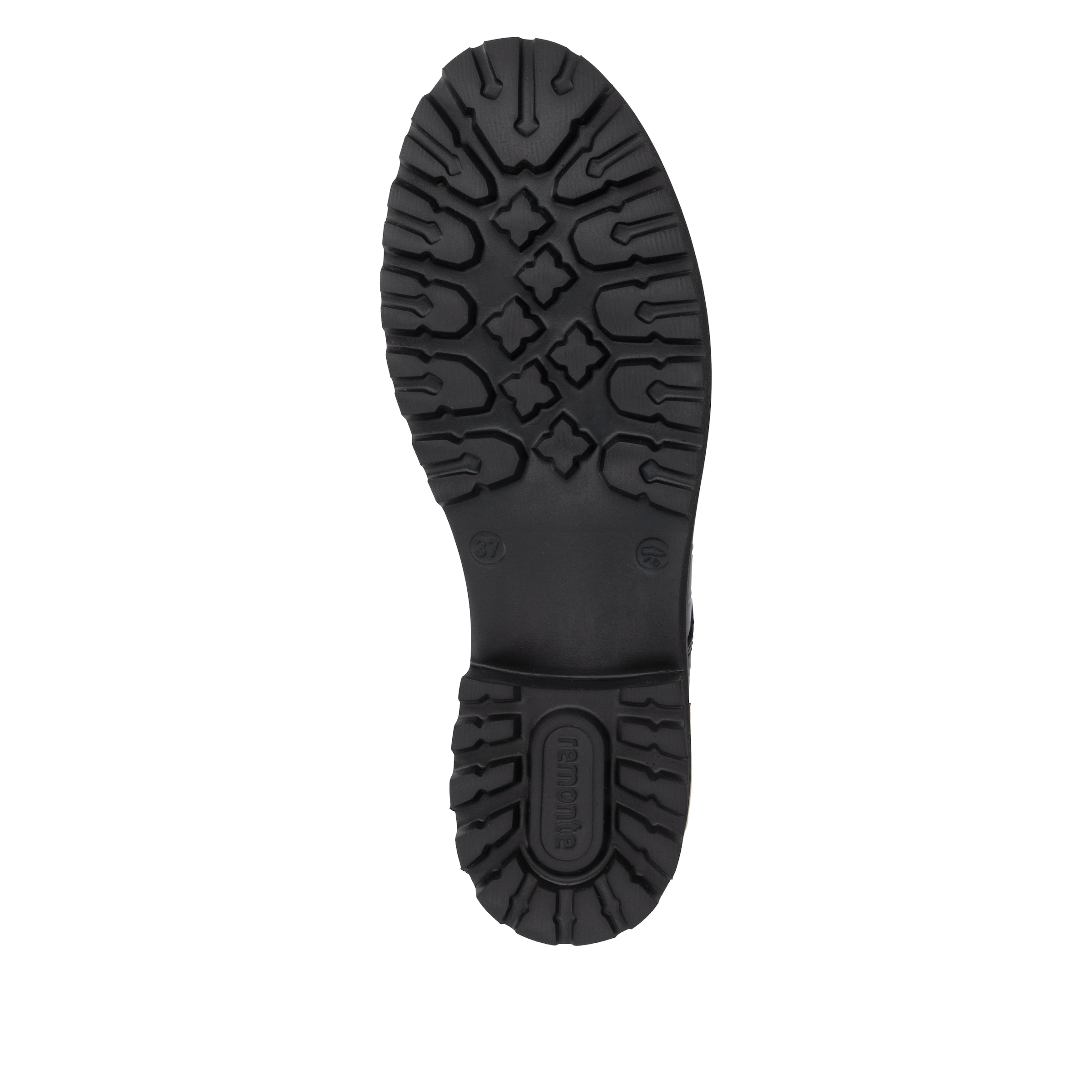 Remonte Schnürstiefelette  Schnürstiefelette in Kroko-Lackoptik mit Innenreißverschluss