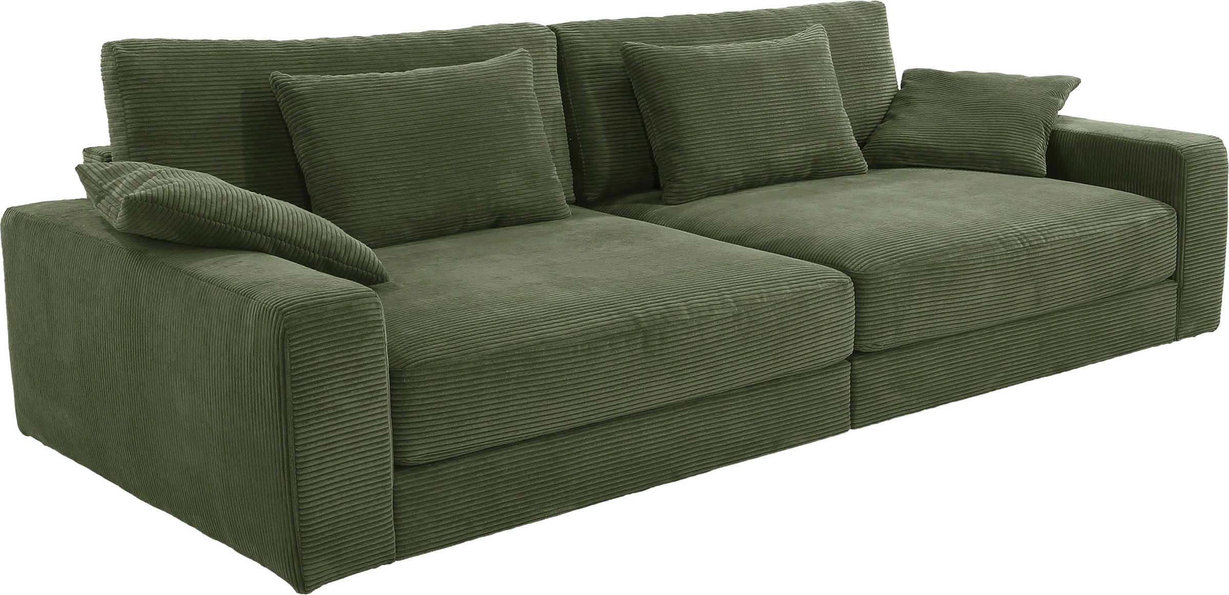 Jockenhöfer Gruppe Big-Sofa "Milano XXL, B: 290 cm" mit Zierkissen, Relaxfl günstig online kaufen