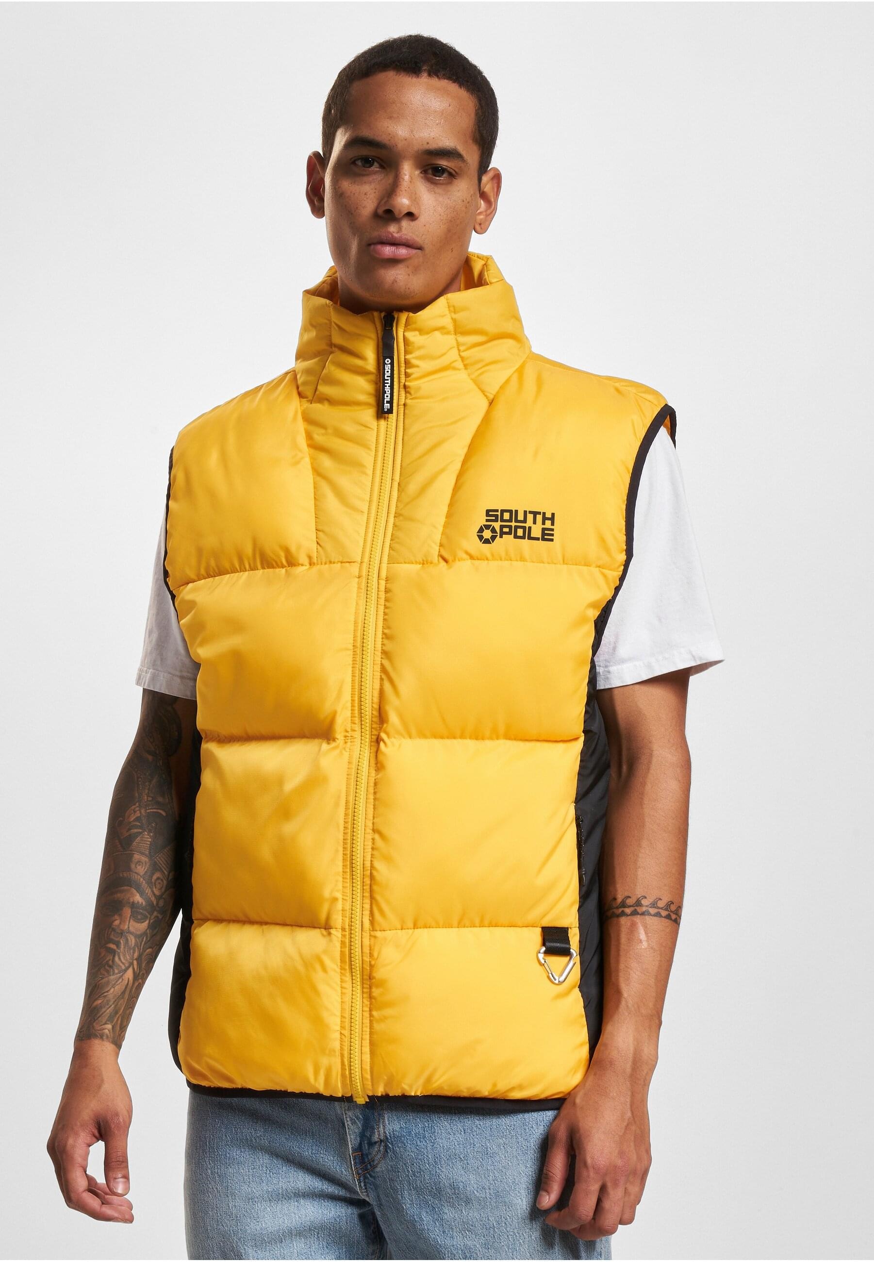 Southpole Steppweste »Southpole Herren PM234-006-3 SP Bubble Vest 1.0«, (1 tlg.)