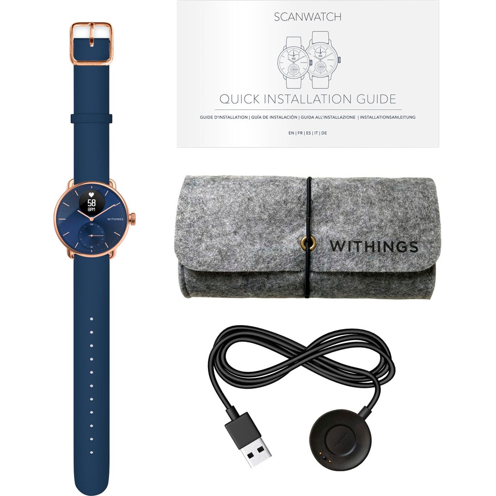 Withings Smartwatch »ScanWatch 38mm«