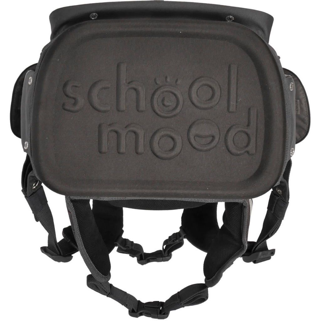 SCHOOL-MOOD® Schulranzen »Timeless, Mika (Drache)«, retroreflektierende Flächen, mit LED-Patchy; aus recyceltem Material