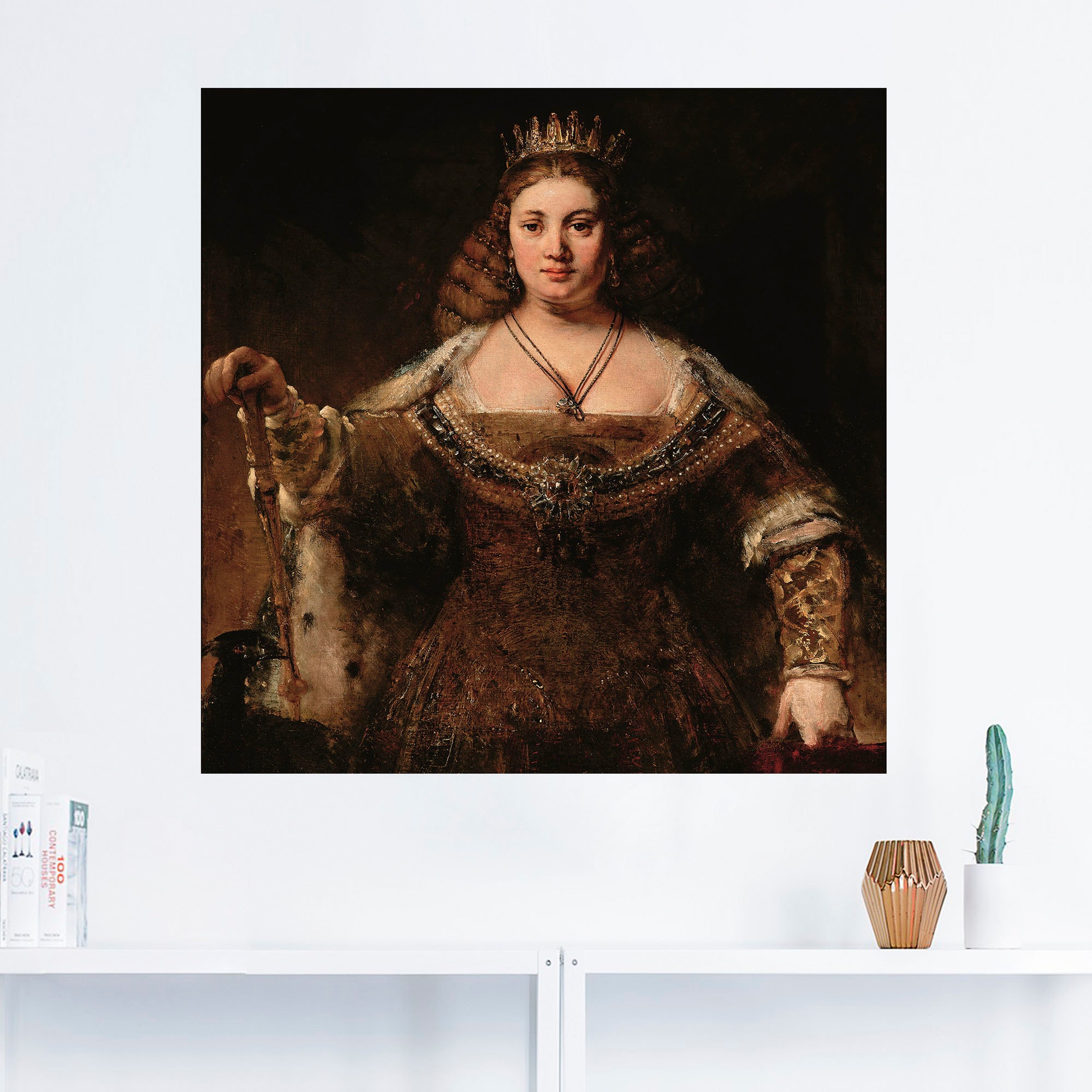 Artland Wandbild »Juno. Um 1662-65«, Bilder von Frauen, (1 St.), als Alubild, Leinwandbild, Wandaufkleber oder Poster in versch. Größen