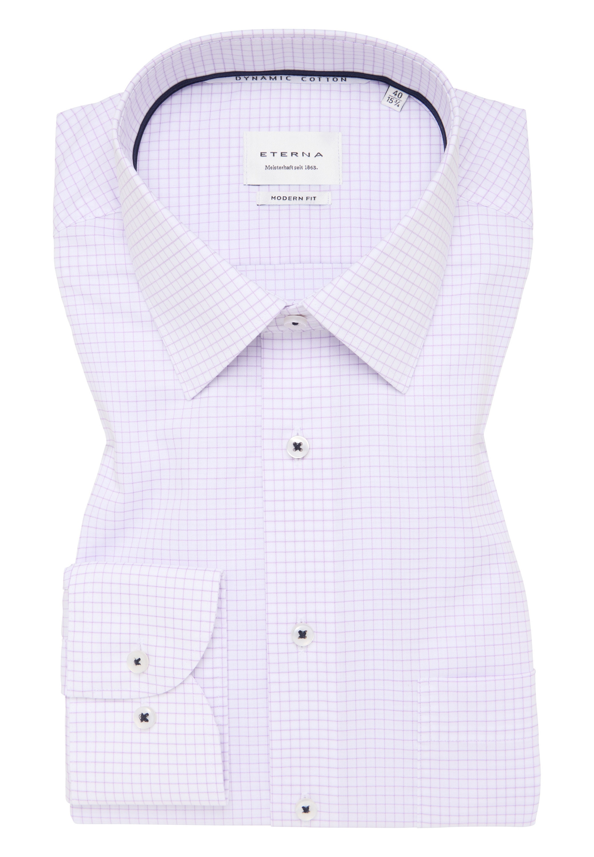Eterna Langarmhemd »MODERN FIT«, NON IRON (bügelfrei)