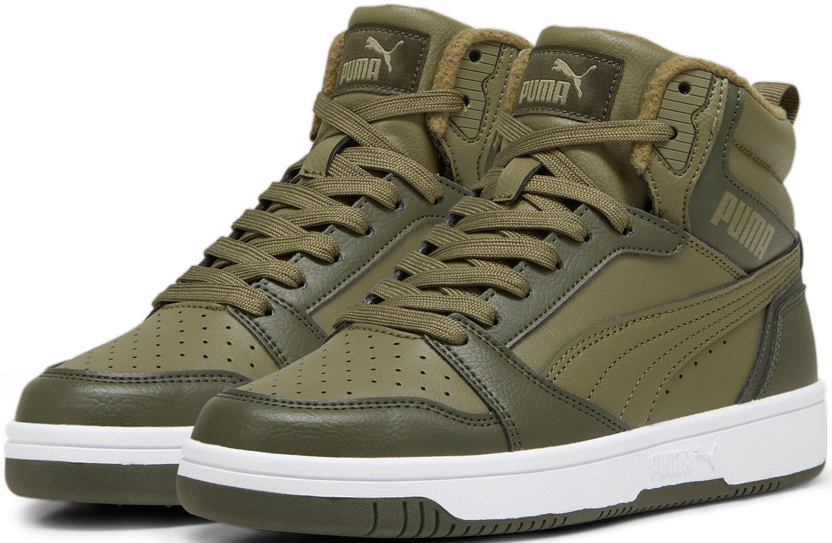 PUMA Sneaker »REBOUND V6 MID WTR JR« gefütt...