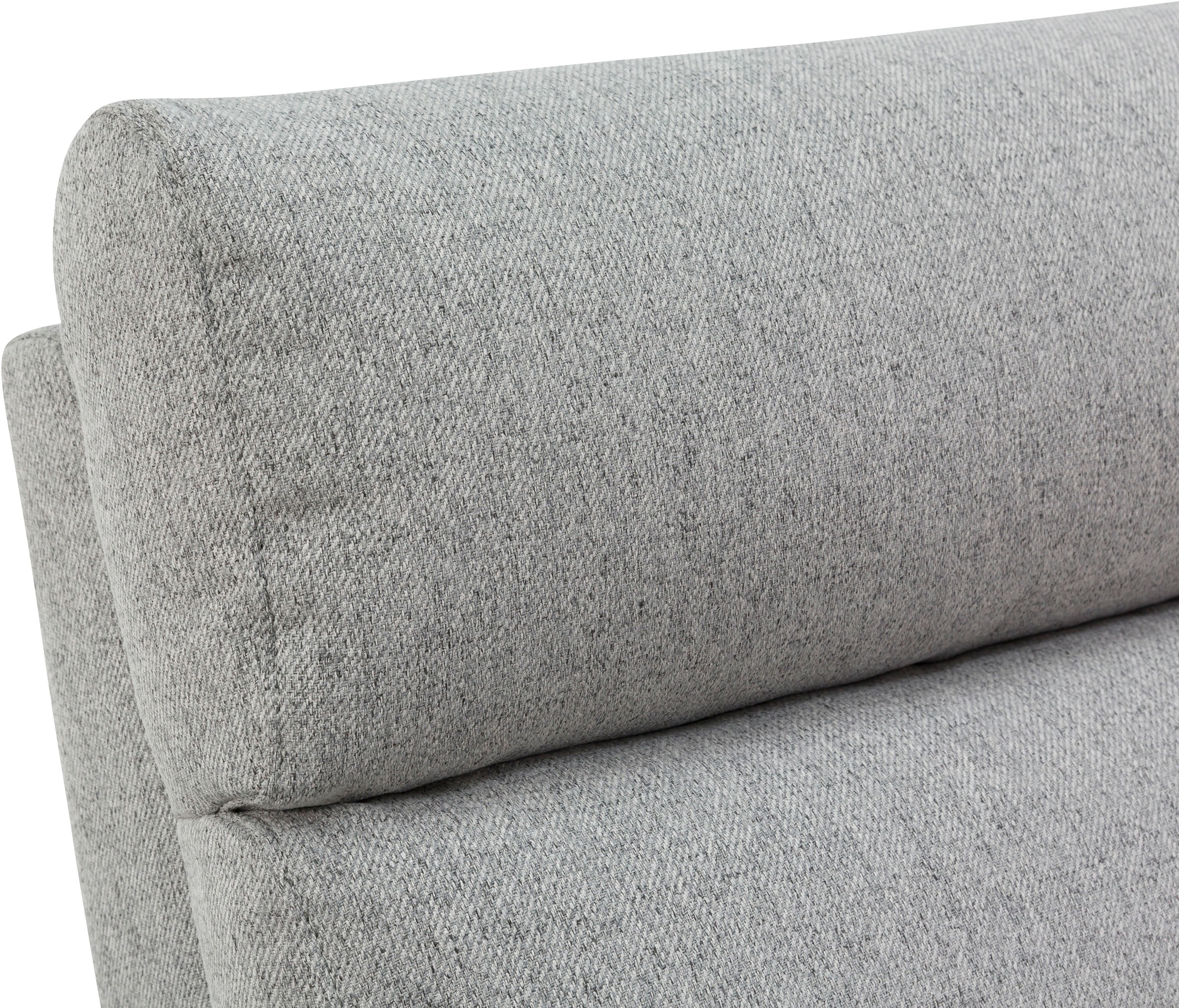 INOSIGN Ecksofa »JENNA, L-Form, 209cm, manuelle u. elektrische Funktion, mit USB A/C,«, Liegefunktion 105°-150°, Federkern, Struktur fein