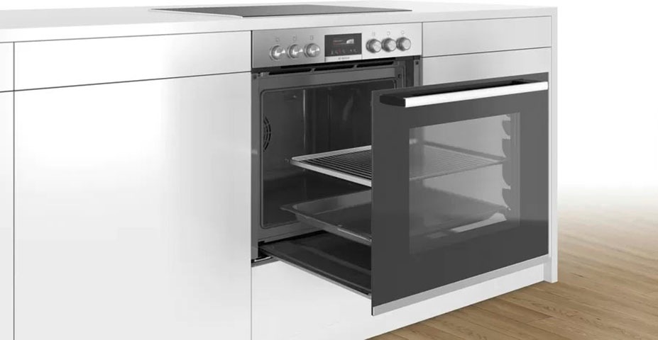 BOSCH Induktions Herd-Set »HEH579CS6«, mit Backwagen, Pyrolyse-Selbstreinigung