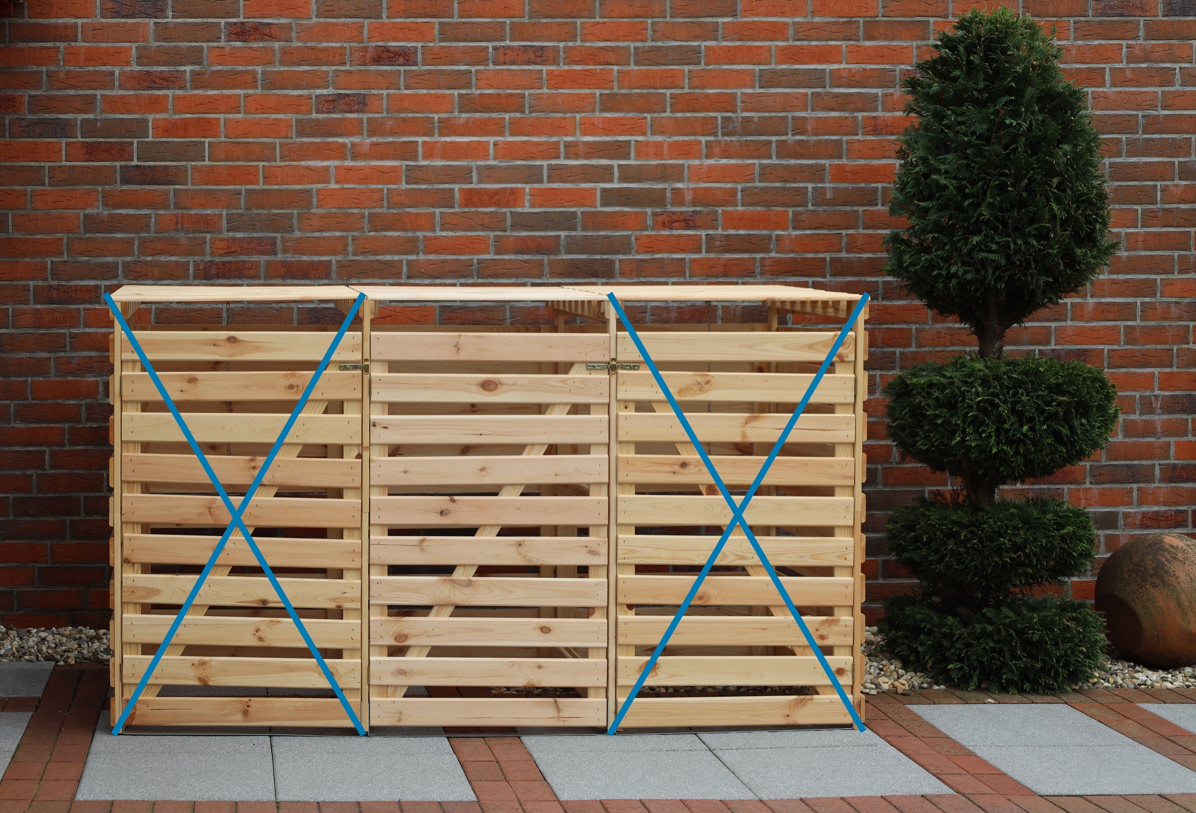 promadino Mülltonnenbox "Vario V Erweiterung" besonders robust aus zertifiz günstig online kaufen