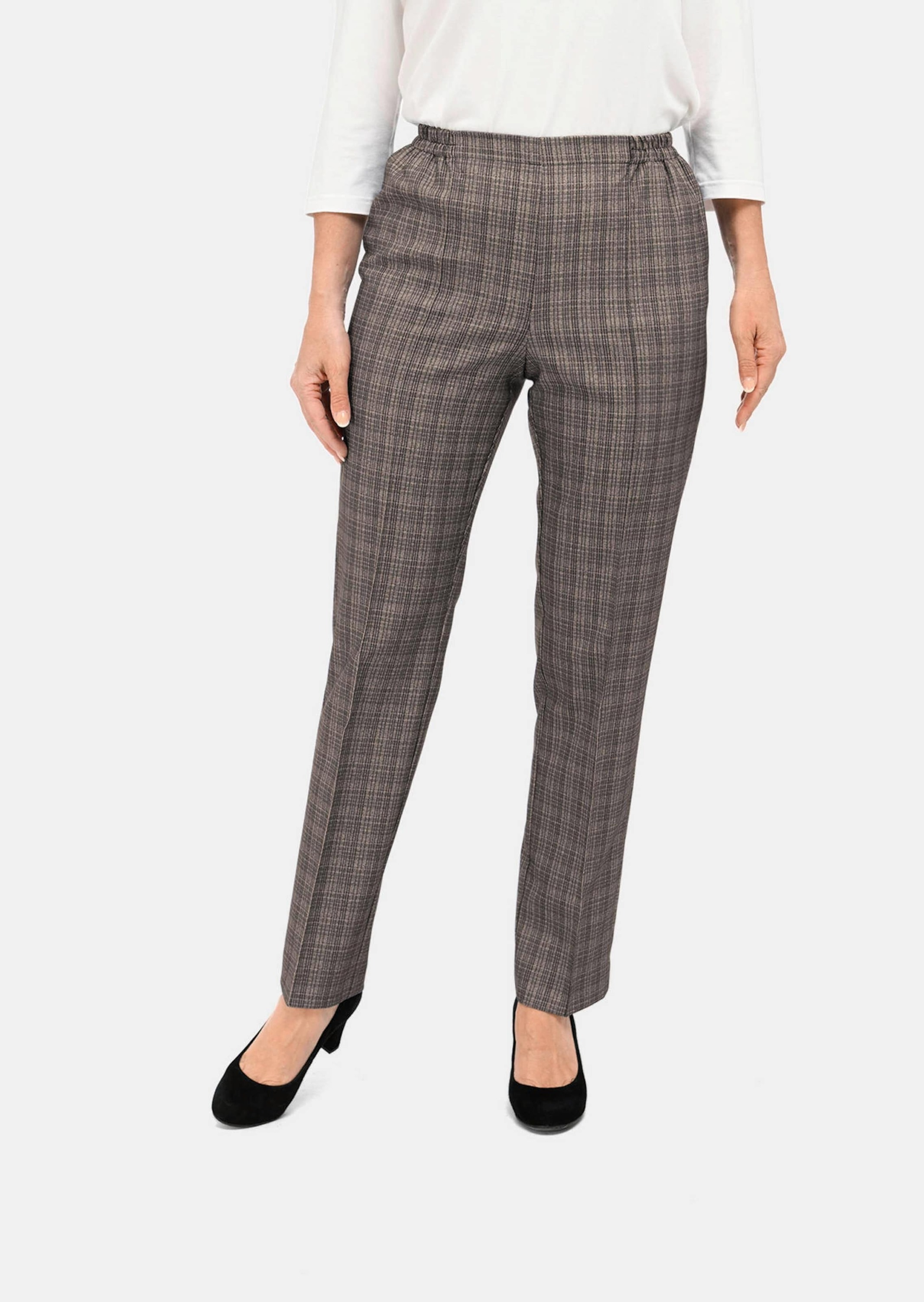 GOLDNER Schlupfhose »Karoschlupfhose Re-fresh Karoschlupfhose«