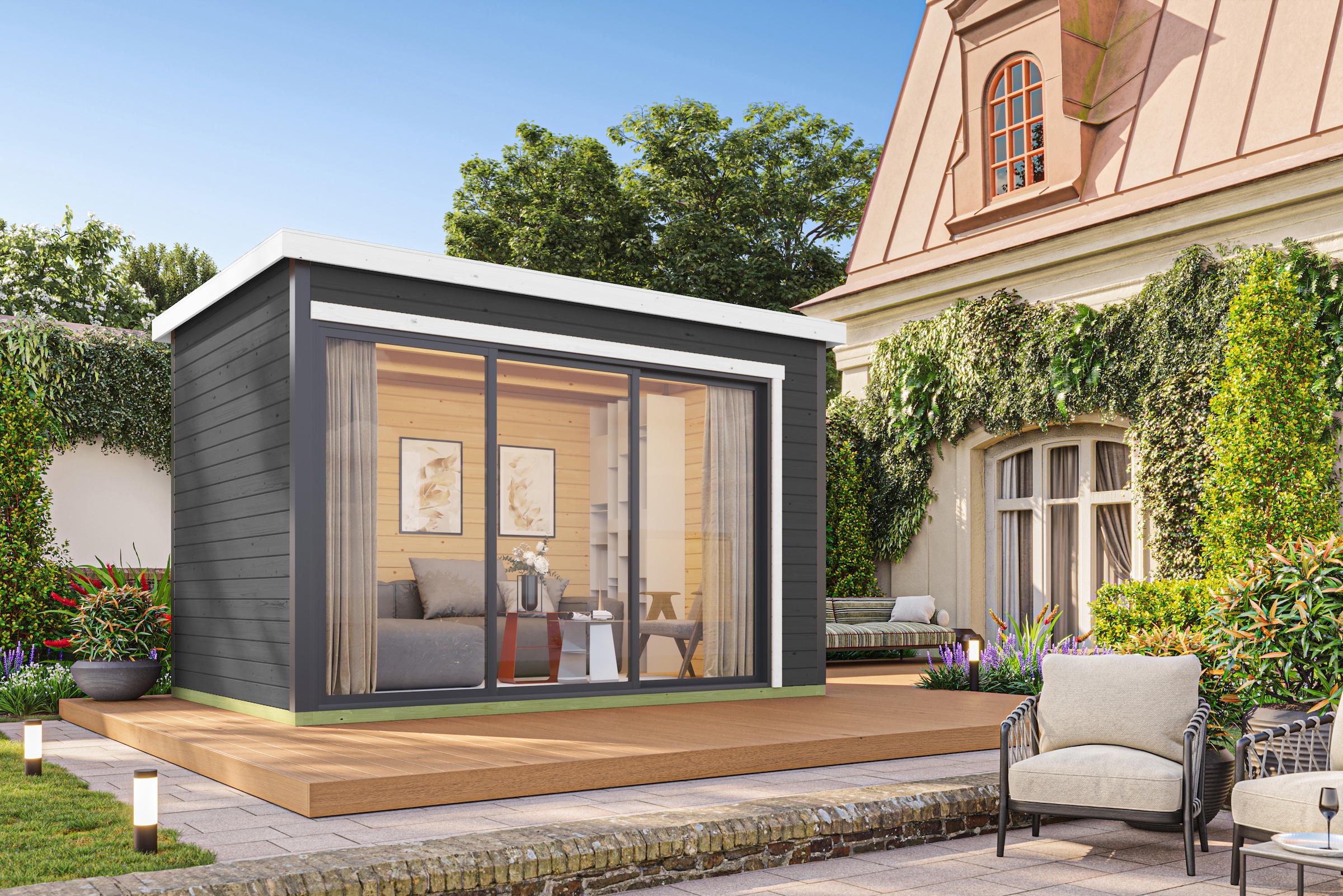 Nordic Holz Gartenhaus "AUSTIN 3" günstig online kaufen
