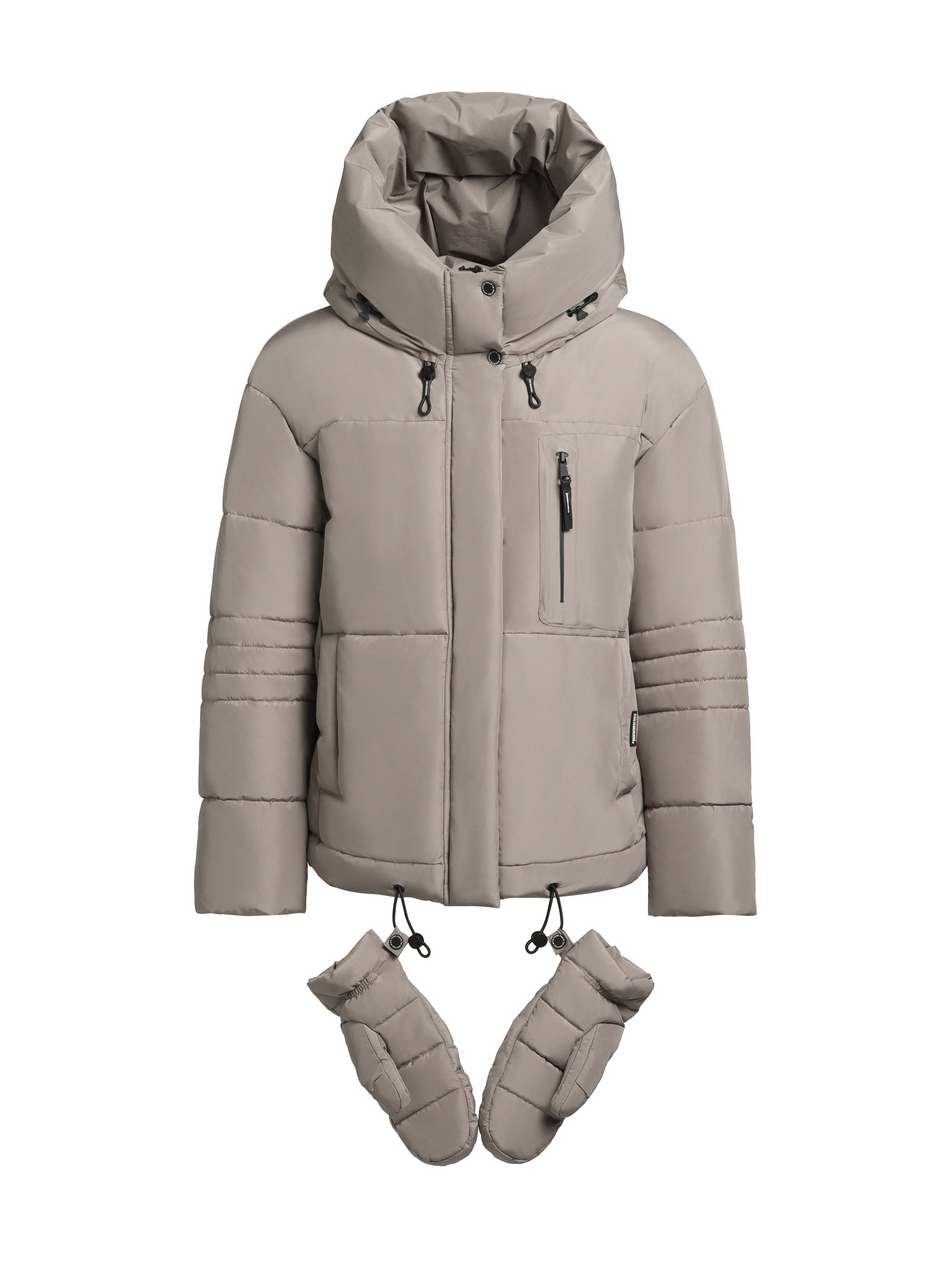 khujo Steppjacke »PEEKE«, mit Kapuze