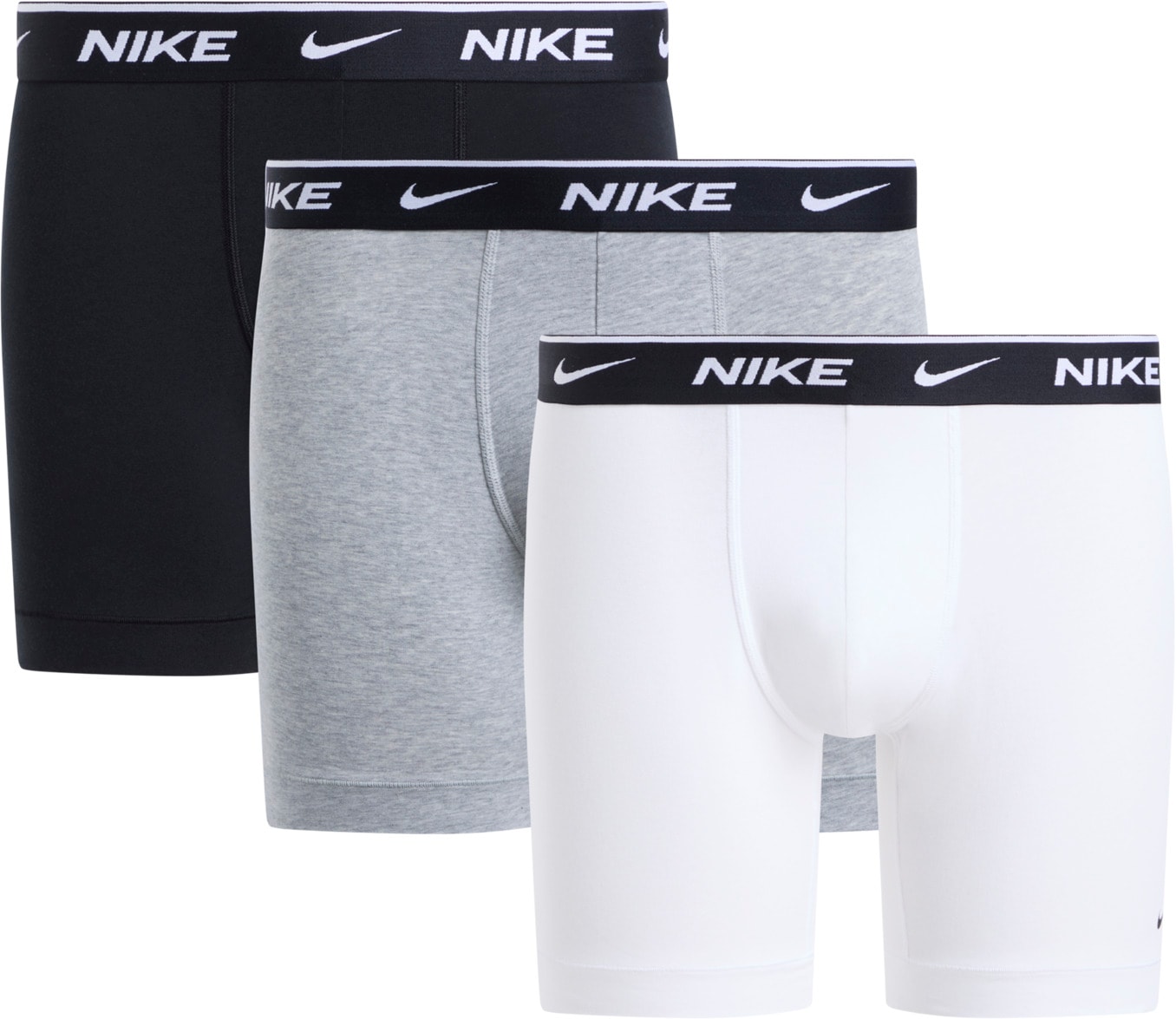 NIKE Underwear "BOXER BRIEF 3PK" Packung, 3er, 3 Stk. mit Logo-Elastikbund