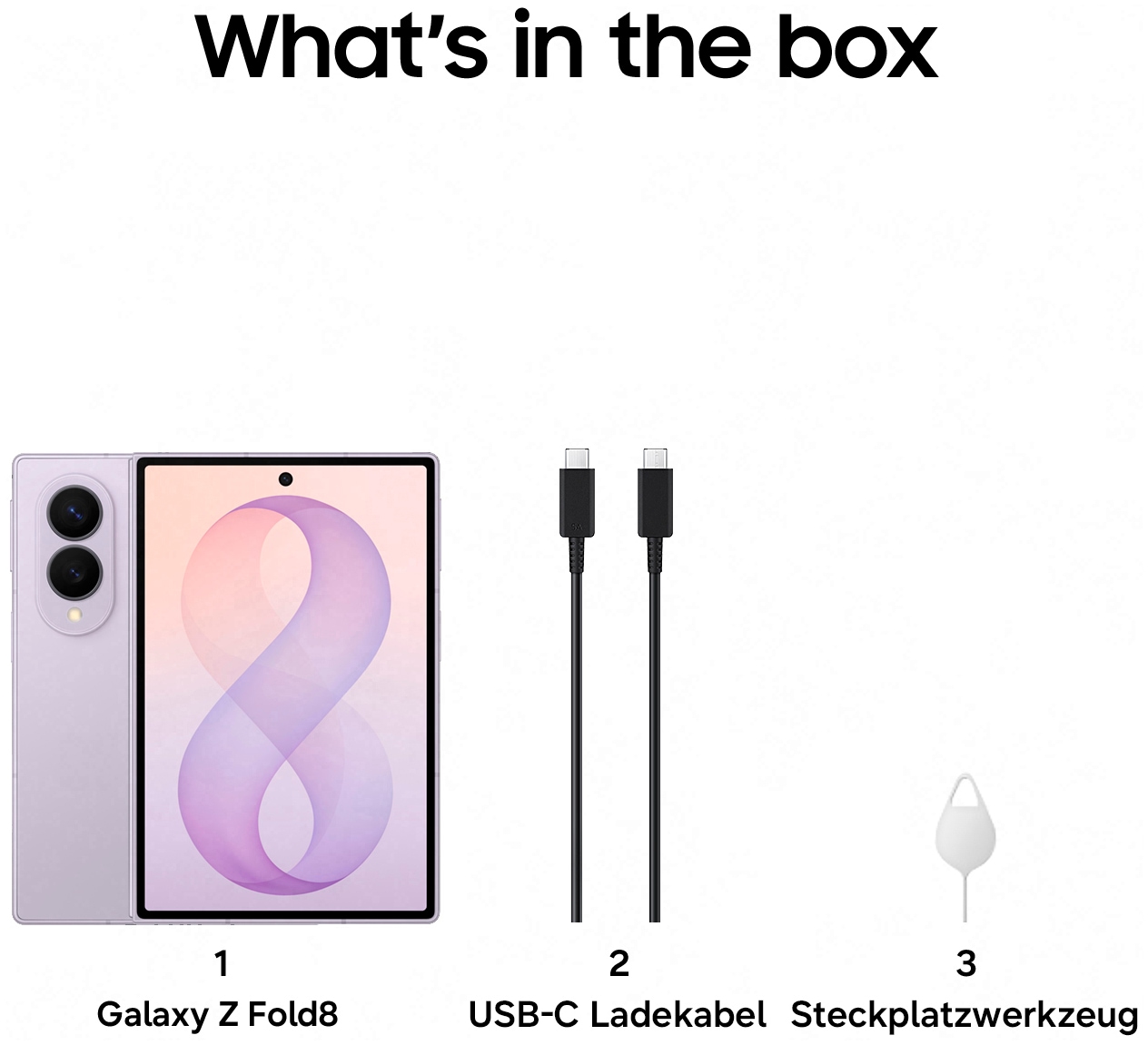 Samsung 1100000002199 »Galaxy Z Fold8« Lavender
