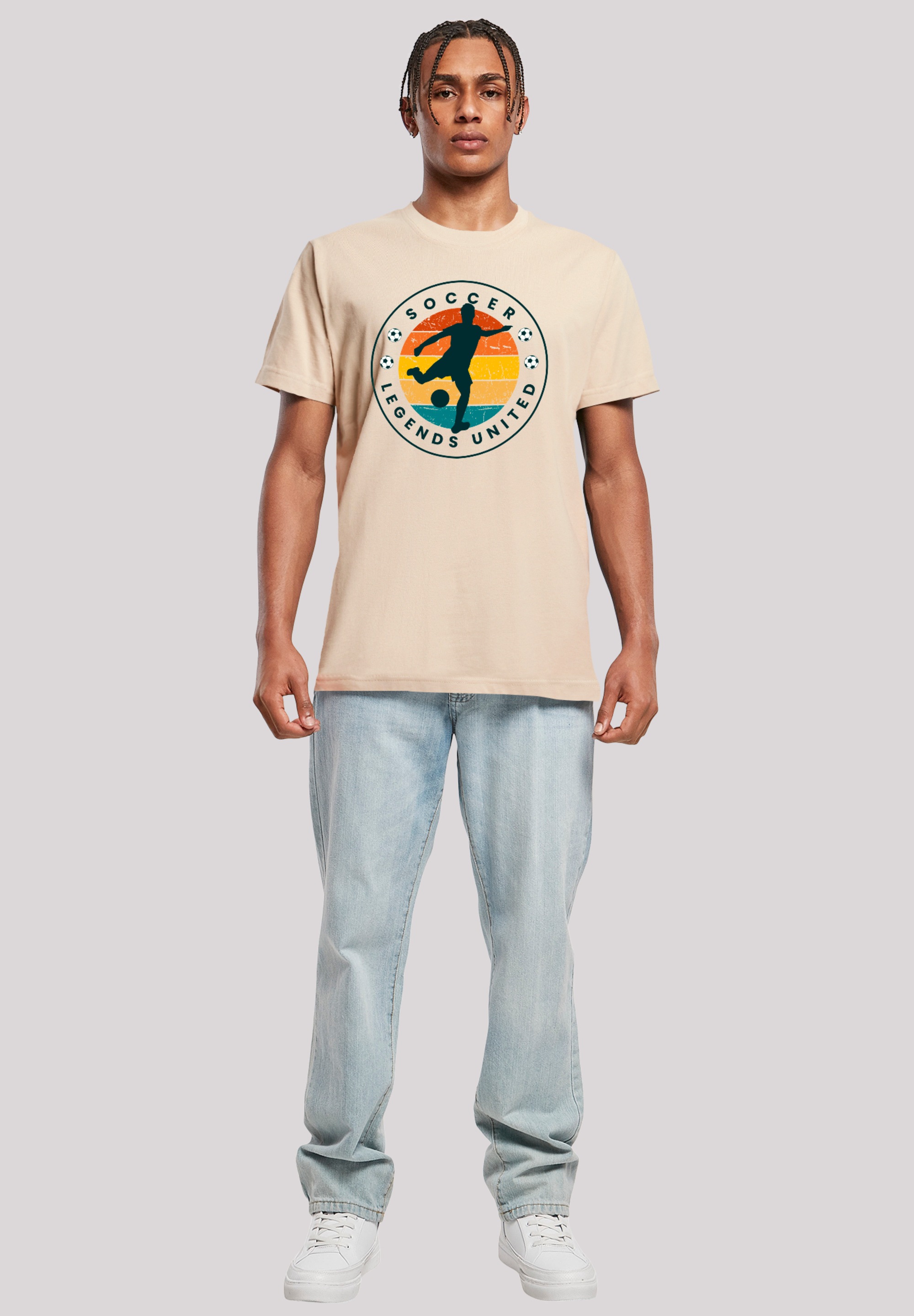 F4NT4STIC T-Shirt »Soccer Legends United«, Premium Qualität