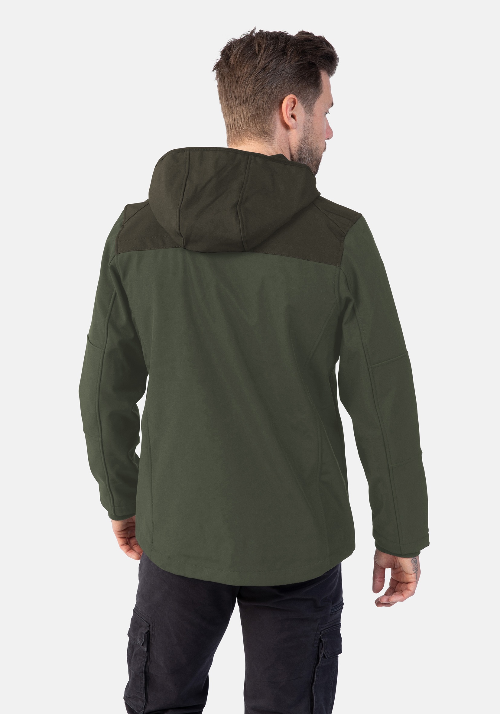 HERO by John Medoox Softshelljacke »JOEY Softshelljacke mit Fleecefutter«, Regular Fit Casual Softshell für Herren