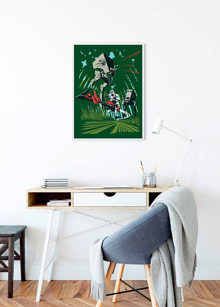 Komar Bild »Star Wars Classic Vector Endor« Star Wars 1 Stk. tlg. Wandbild zur Dekoration im Kinderzimmer - ohne Rahmen
