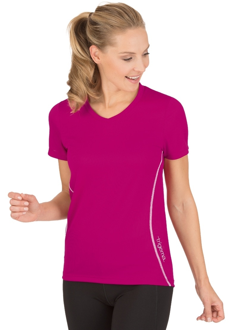 Trigema T-Shirt "TRIGEMA Sportshirt COOLMAX" 1 Stk. tlg. günstig online kaufen