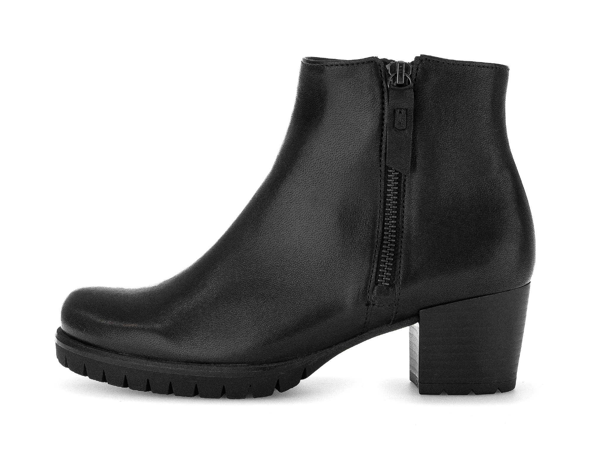 Gabor Stiefelette »ATHEN«, Blockabsatz, Ankleboots mit Zierreißverschluß, G-Weite (=weit)