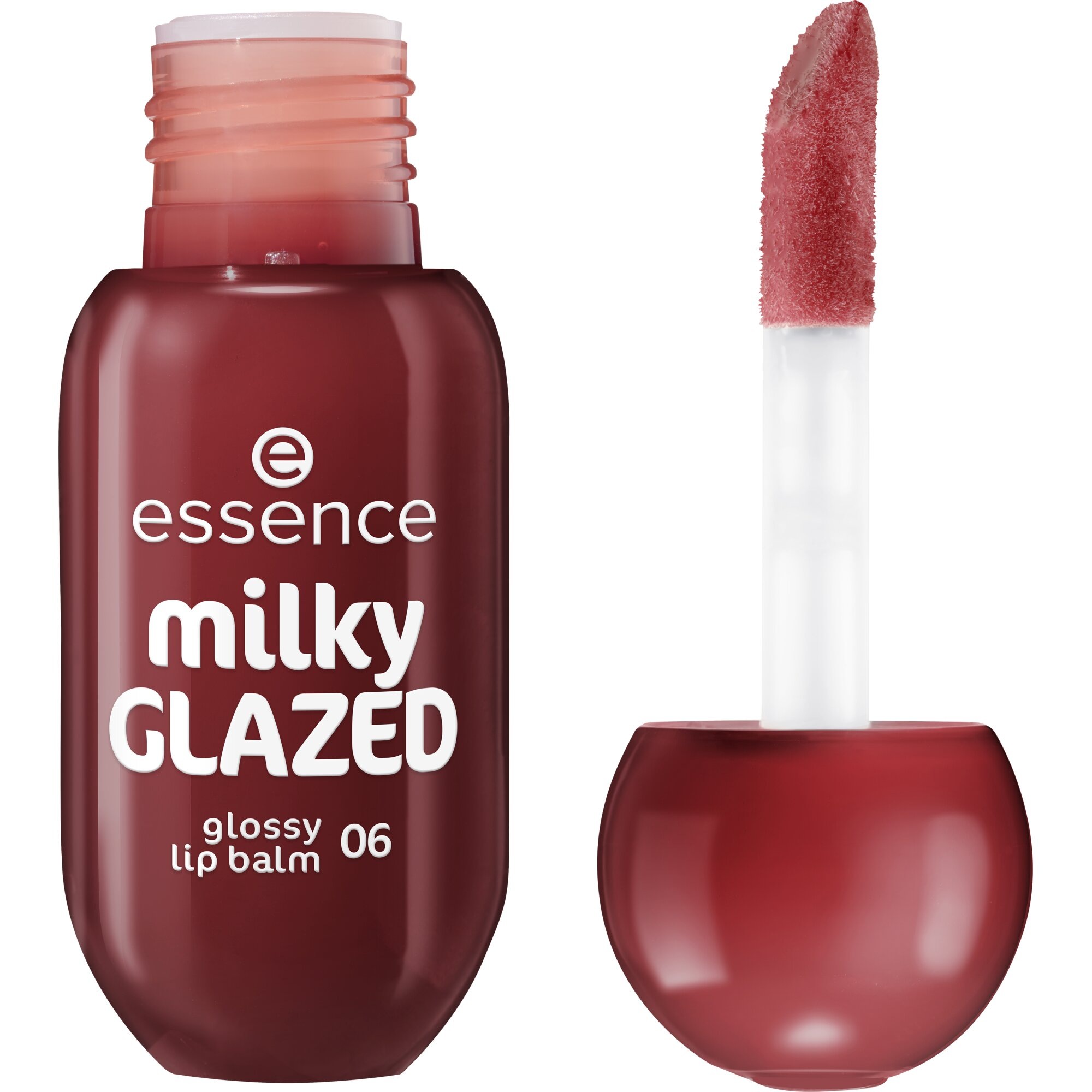 Essence Lipgloss »milky GLAZED glossy lip balm«