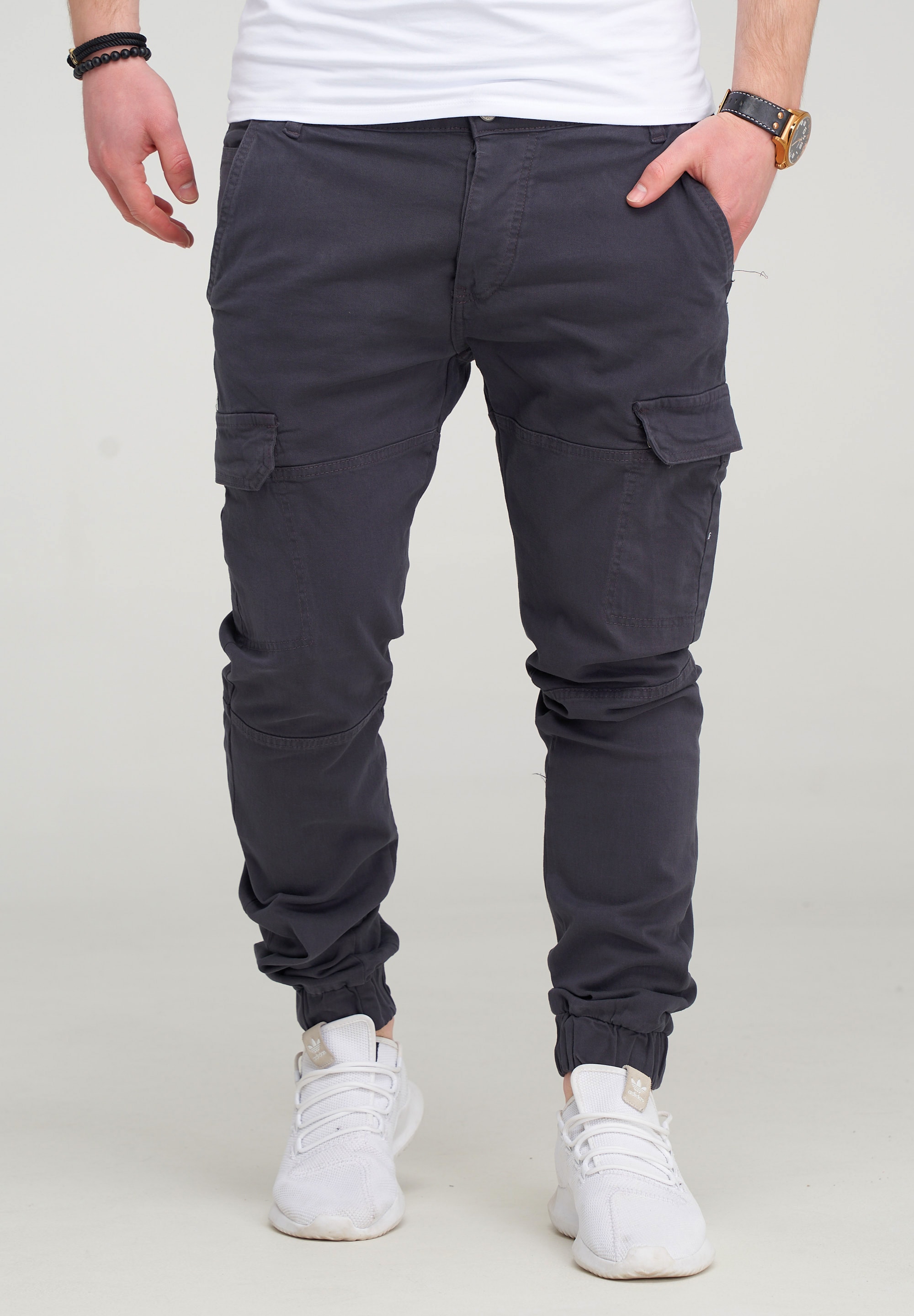 behype Cargohose "BHMattheo2", im Jogging-Design