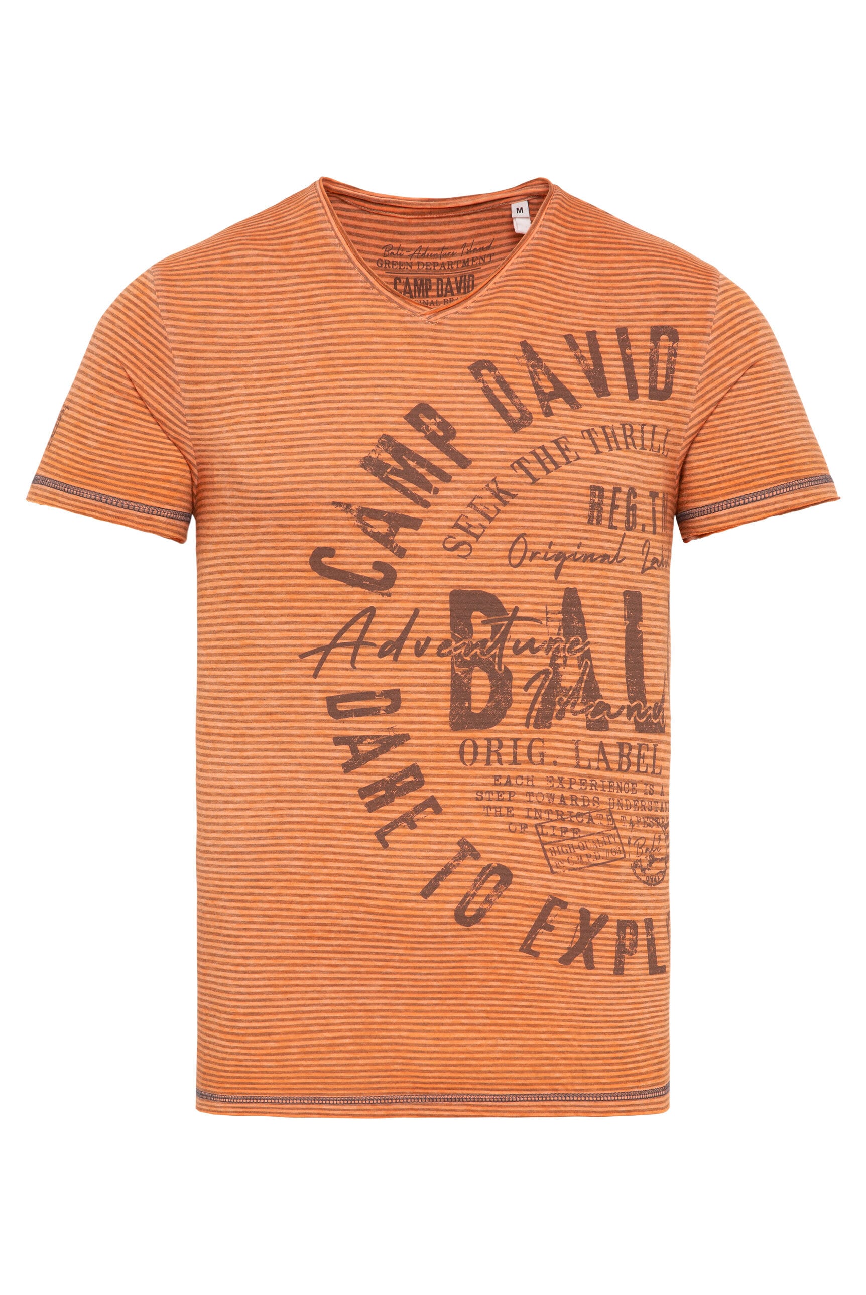 CAMP DAVID V-Shirt, mit Baumwolle