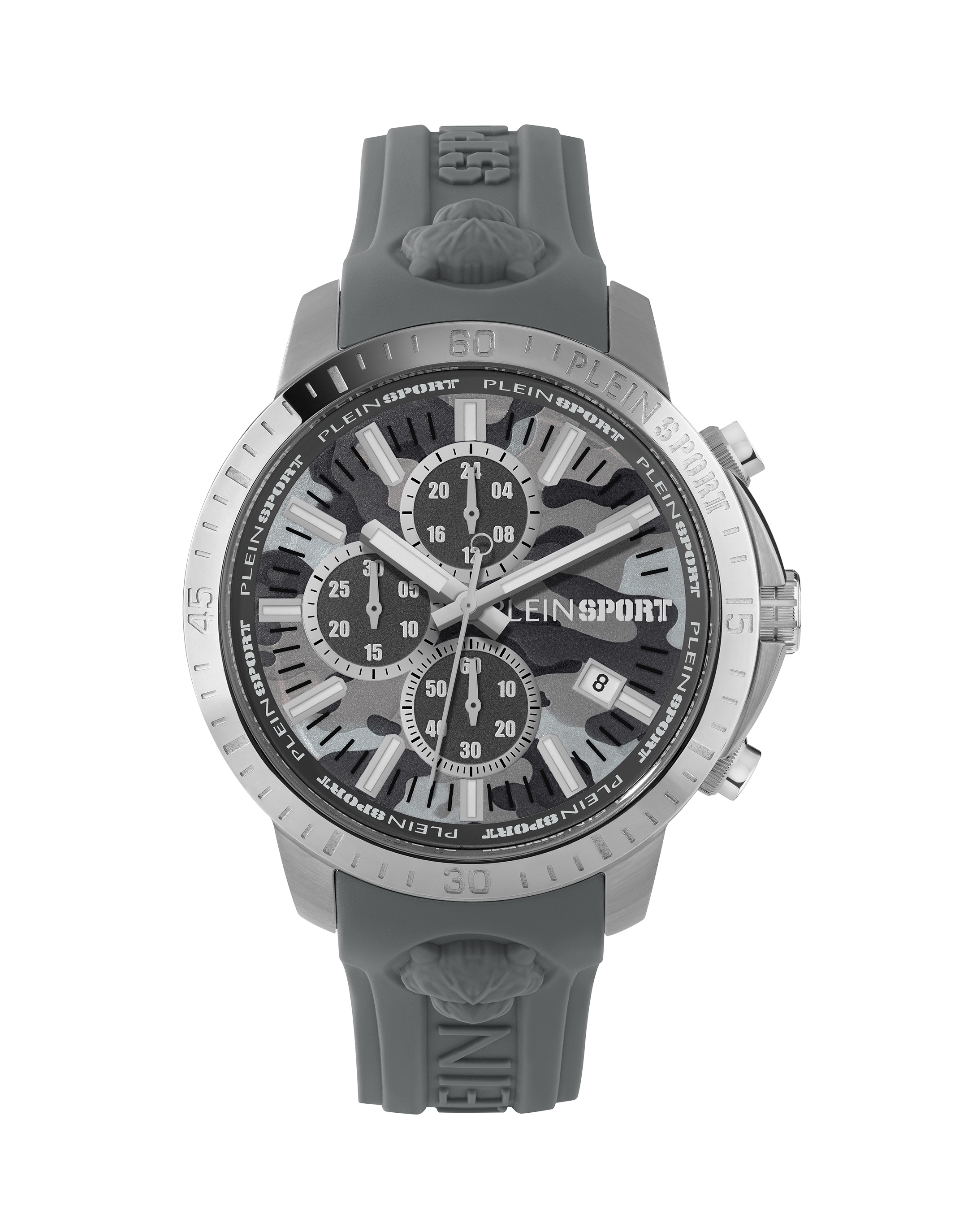 PLEIN SPORT Herren Luxusuhr "Gain", grau, Armbanduhren