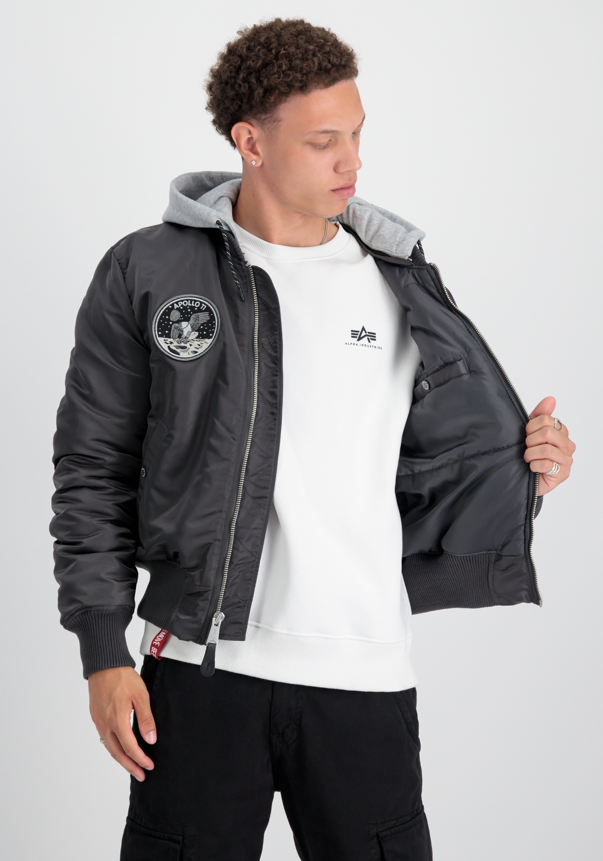 Alpha Industries Bomberjacke »Alpha Industries Men - Bomber Jackets MA-1 VF Hood Dark Side«