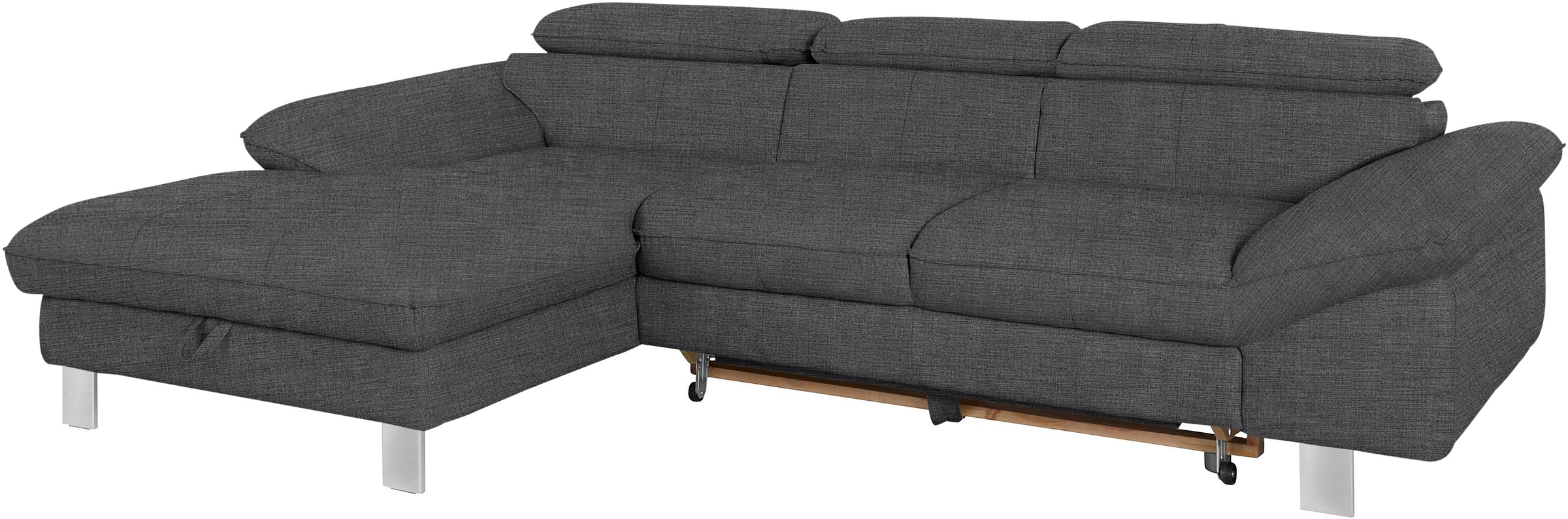 Thumbnail - COTTA Ecksofa Driver, mit Kopfteilverstellung, wahlweise mit Bettfunktion
