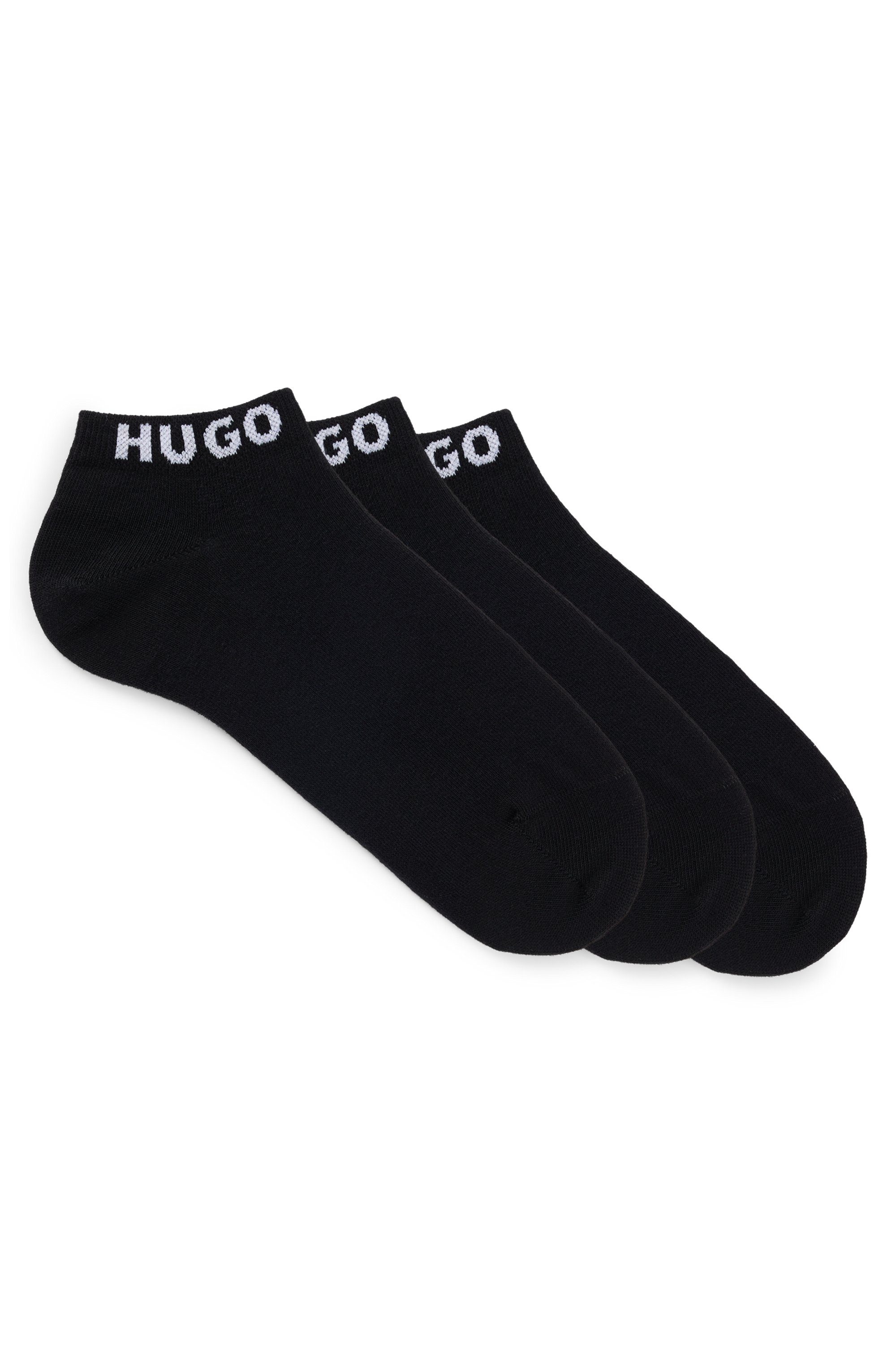 Thumbnail - HUGO Underwear Socken "3P AS UNI CC W" Packung, 3er, 3 Stk. tlg. mit kontrastfarbenen Logoschriftzug