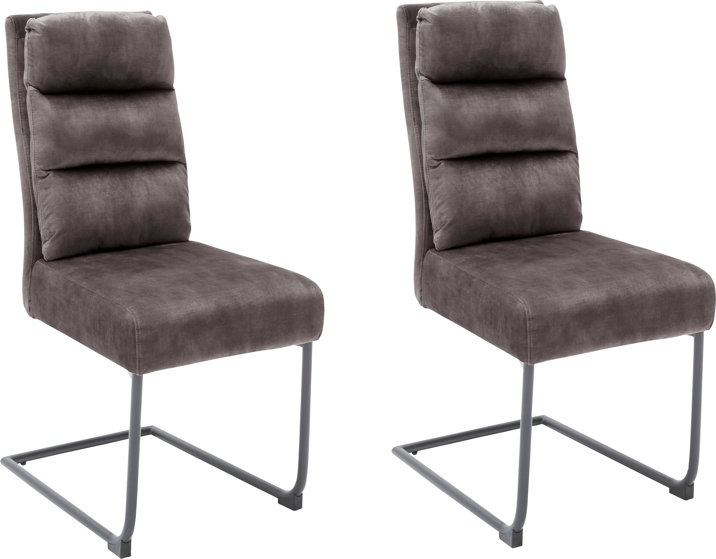 MCA furniture Freischwinger "Lampang" (Set) 2 Stk. 2er Set, Stuhl mit Stoff günstig online kaufen